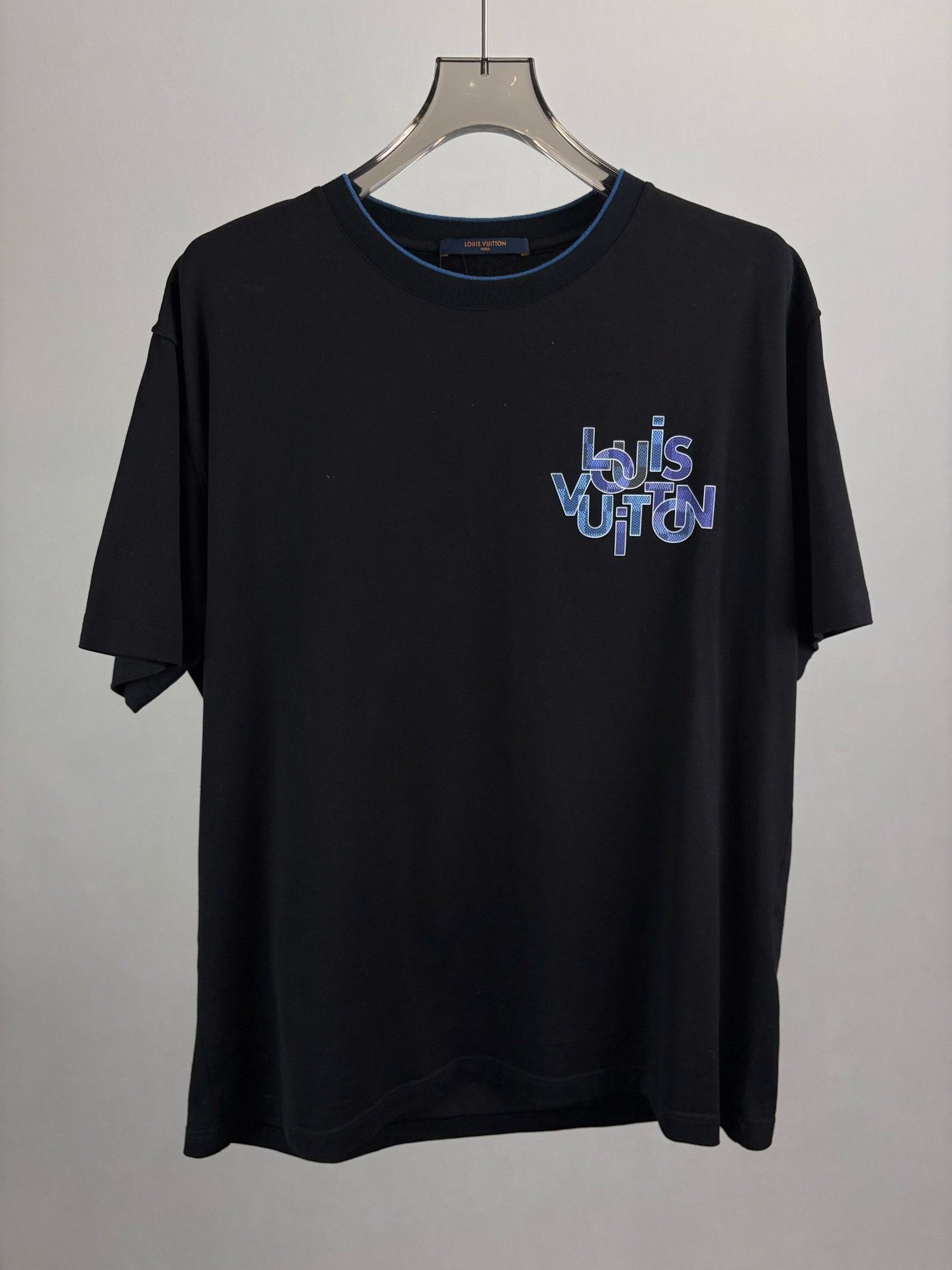 Louis Vuitton Louis Vuitton Damier Logo Print T-Shirt US XL Size US XL / EU 56 / 4 - 2 Thumbnail