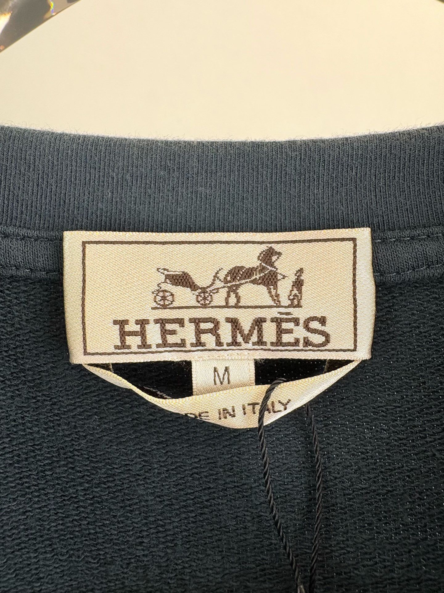 Hermes Hermes Lambskin Horse Patch Cotton T-Shirt Size M Size US M / EU 48-50 / 2 - 5 Thumbnail