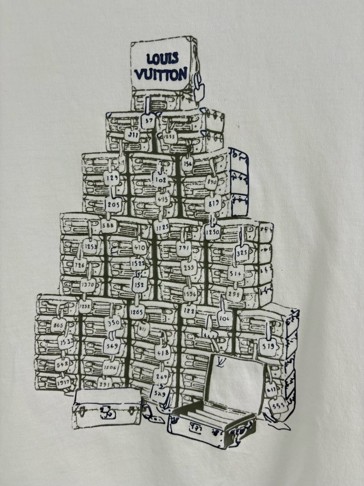Louis Vuitton Louis Vuitton Graphic Trunk T-Shirt XL Size US XL / EU 56 / 4 - 4 Thumbnail