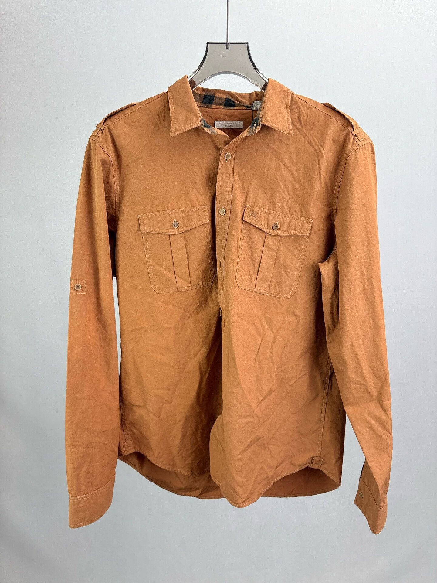 Burberry Burberry Brit Double Pocket Utility Shirt XL Size US XL / EU 56 / 4 - 2 Thumbnail