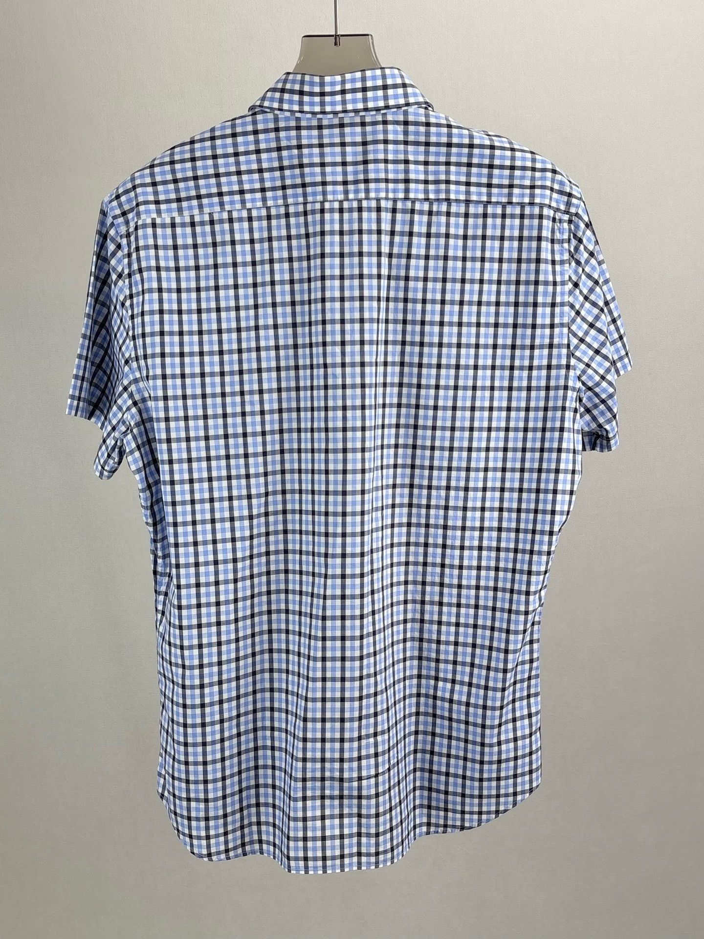 Prada Prada Gingham Check Short Sleeve Shirt Size 45 Size US XL / EU 56 / 4 - 3 Thumbnail