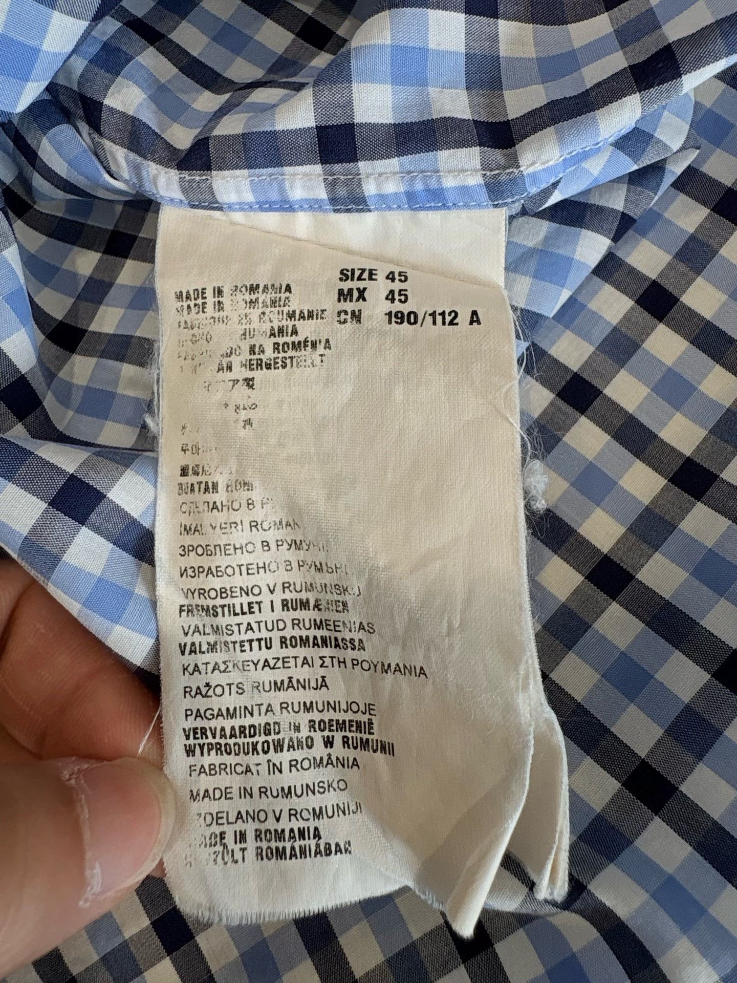 Prada Prada Gingham Check Short Sleeve Shirt Size 45 Size US XL / EU 56 / 4 - 6 Thumbnail