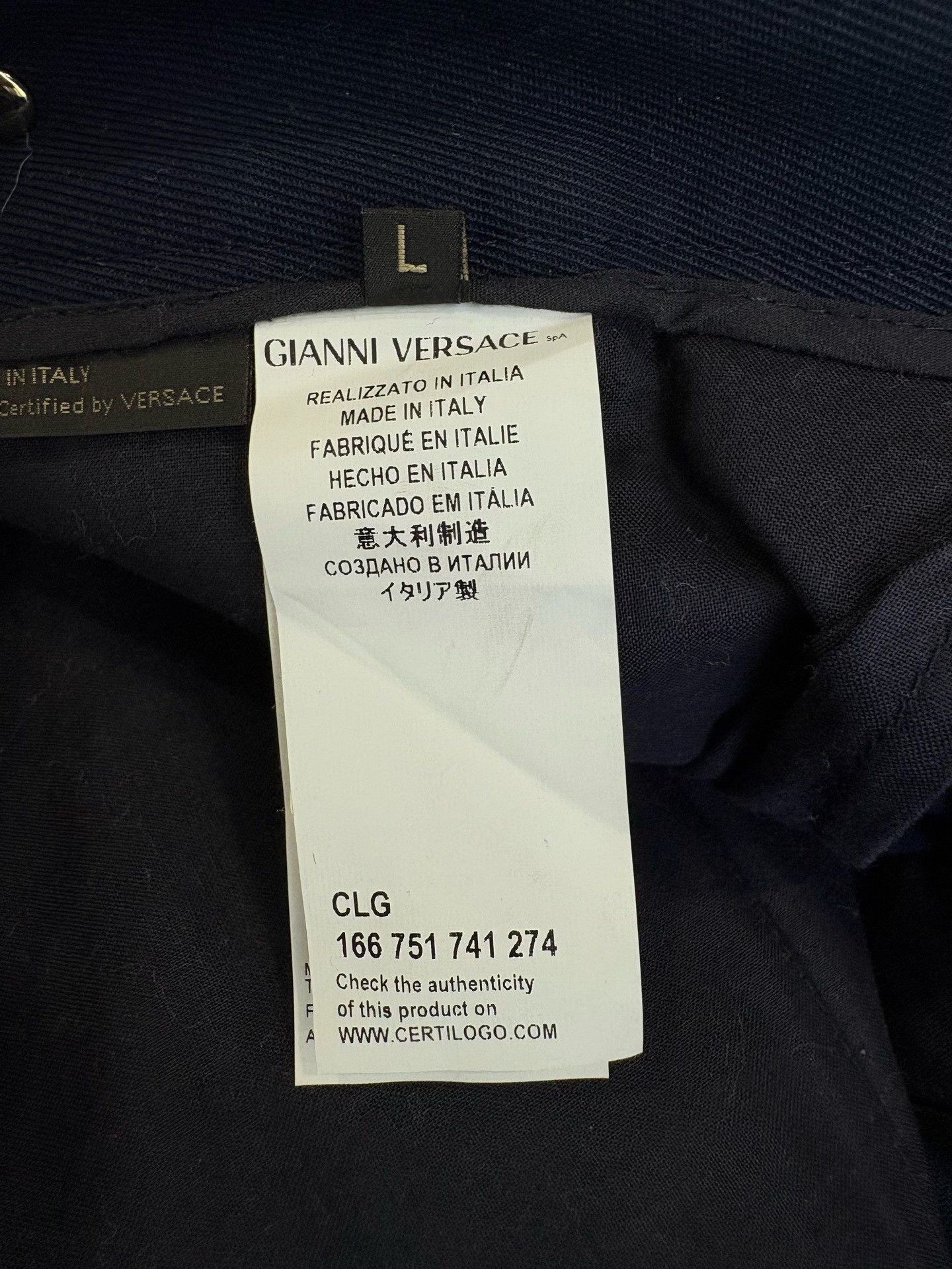 Versace Versace Medusa Logo Detail Casual Pants Size 34 Size US 34 / EU 50 - 6 Thumbnail