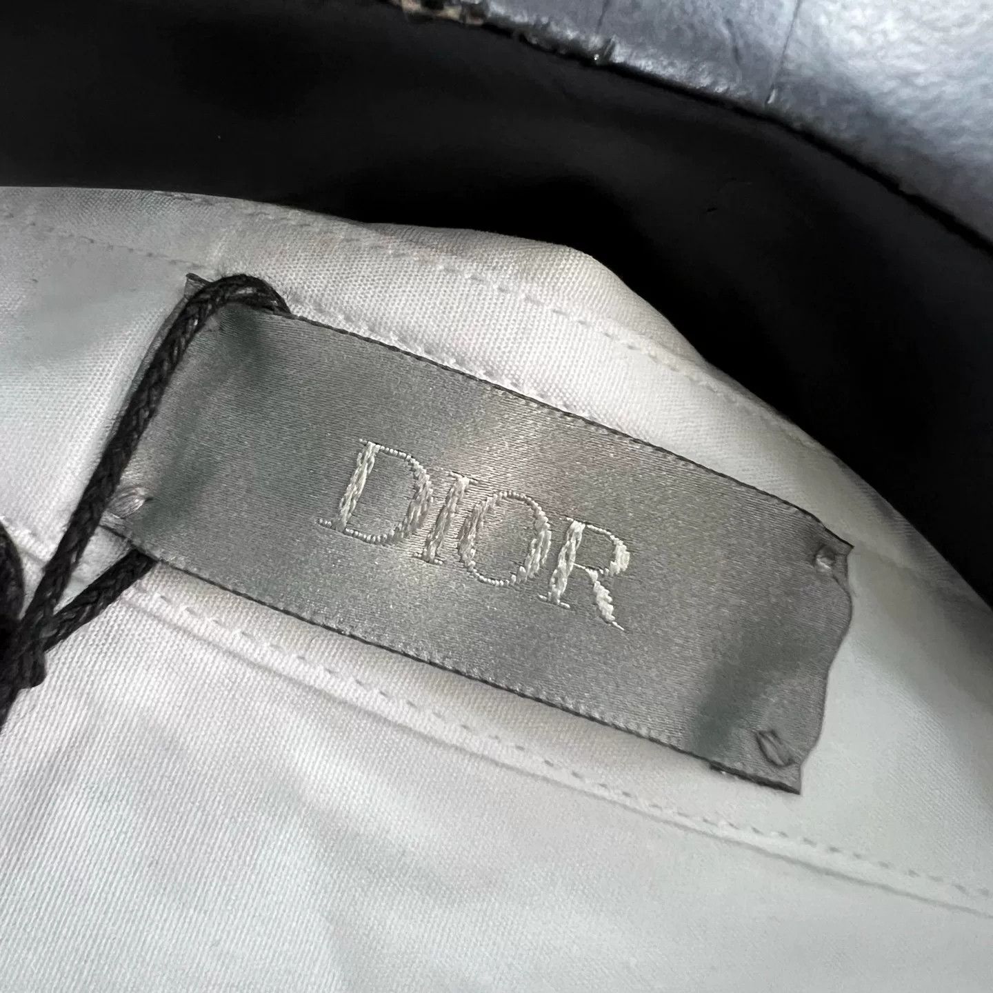 Dior Dior Embroidered Logo White Cotton Shirt Size 40 Size US M / EU 48-50 / 2 - 4 Thumbnail