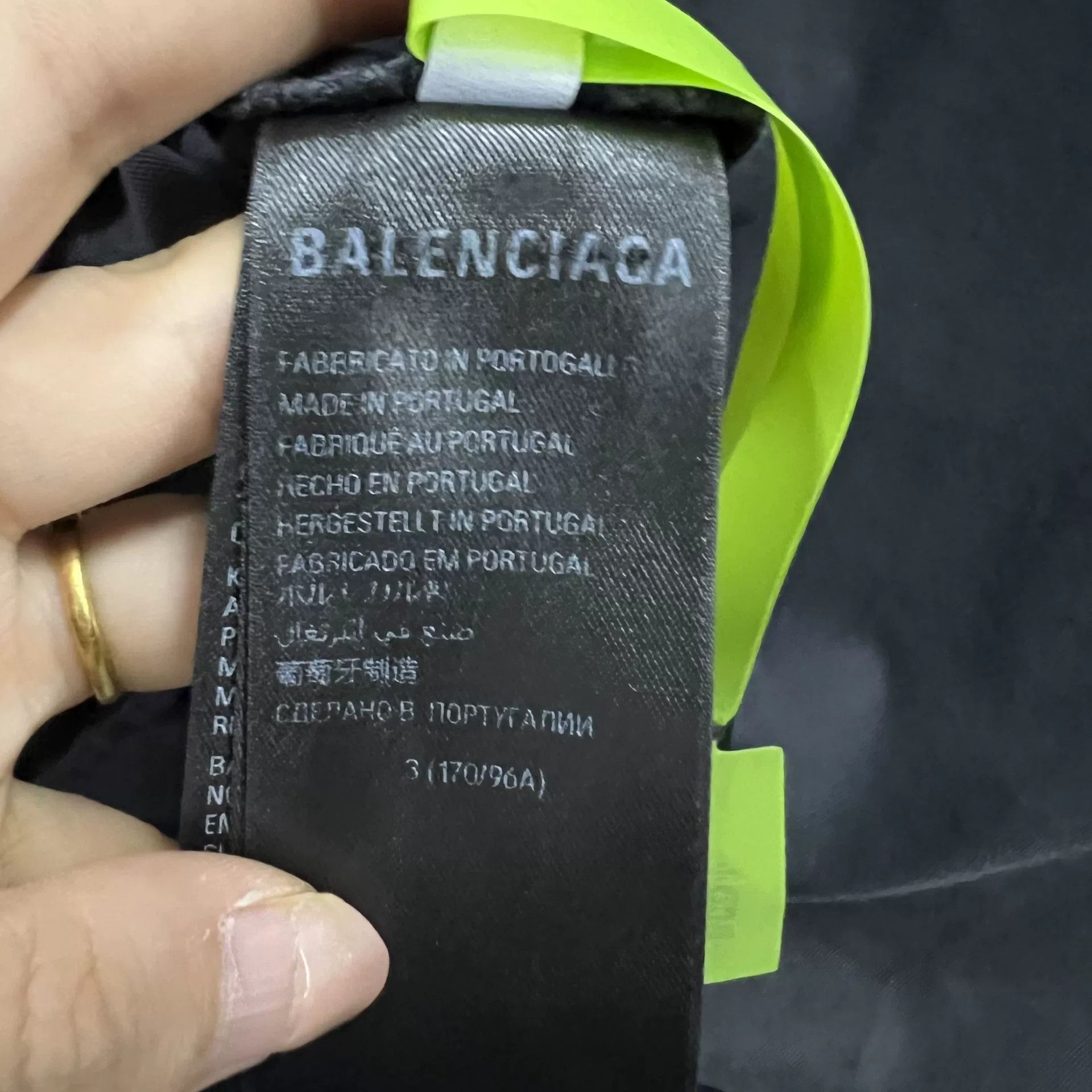 Balenciaga Balenciaga Logo Embroidered False Two-Piece Long Sleeve Size Size US L / EU 52-54 / 3 - 5 Thumbnail