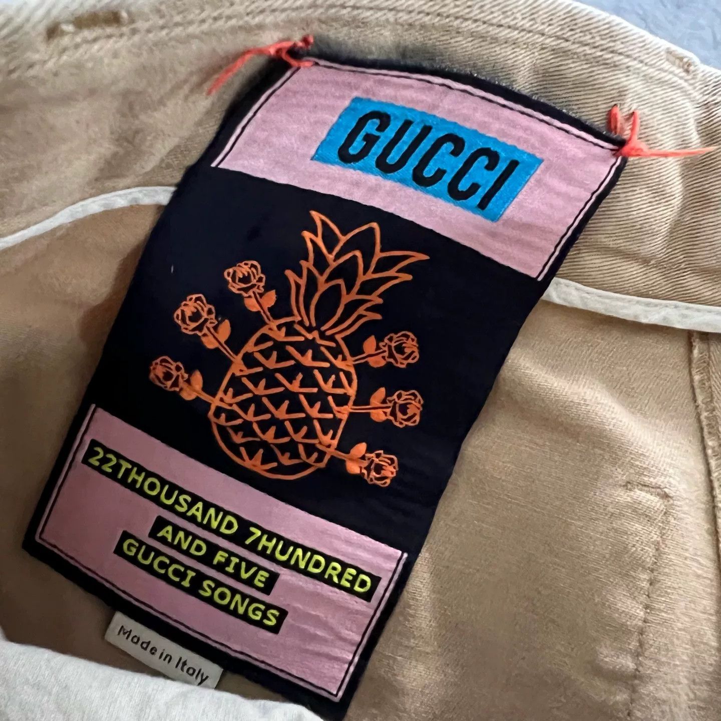 Gucci Gucci Pineapple Embroidered Shorts US 28 Size US 28 / EU 44 - 4 Thumbnail