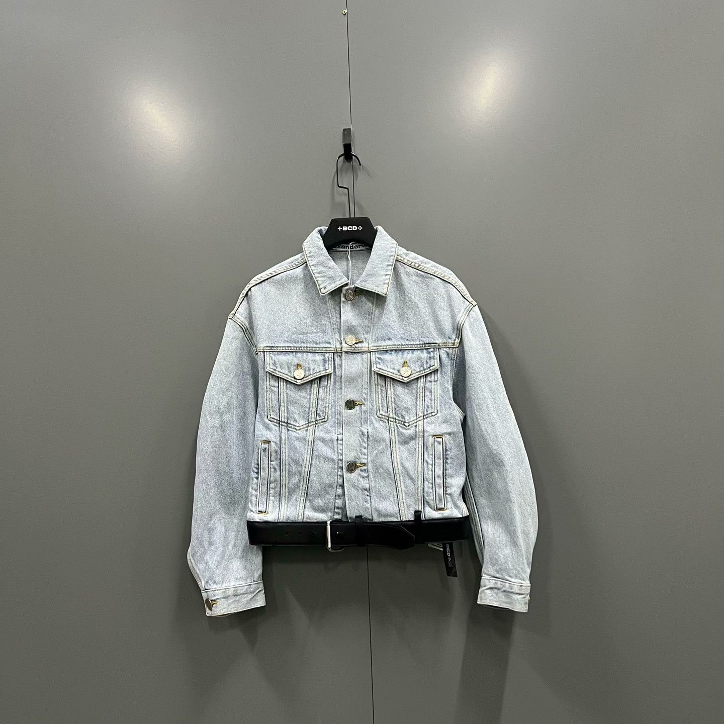 Alexander Wang Alexander Wang Belted Hem Denim Jacket XS Size XS / US 0-2 / IT 36-38 - 2 Thumbnail