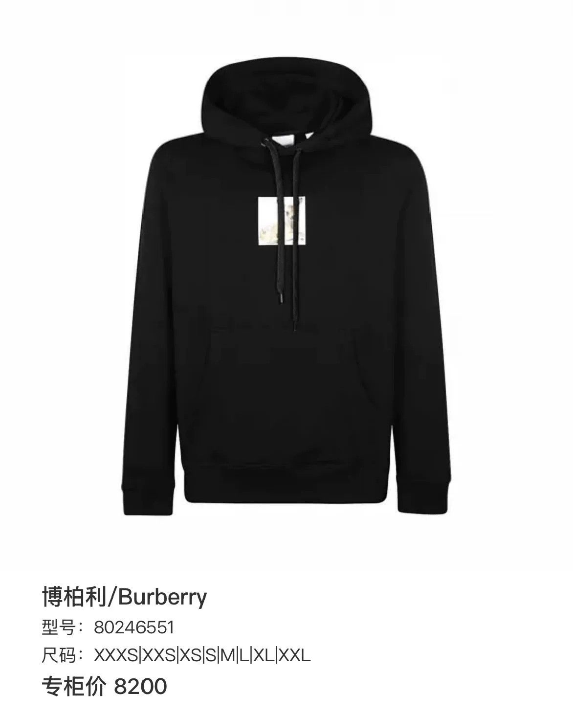 Burberry Burberry Deer Print Graphic Hoodie XL Size US XL / EU 56 / 4 - 7 Thumbnail