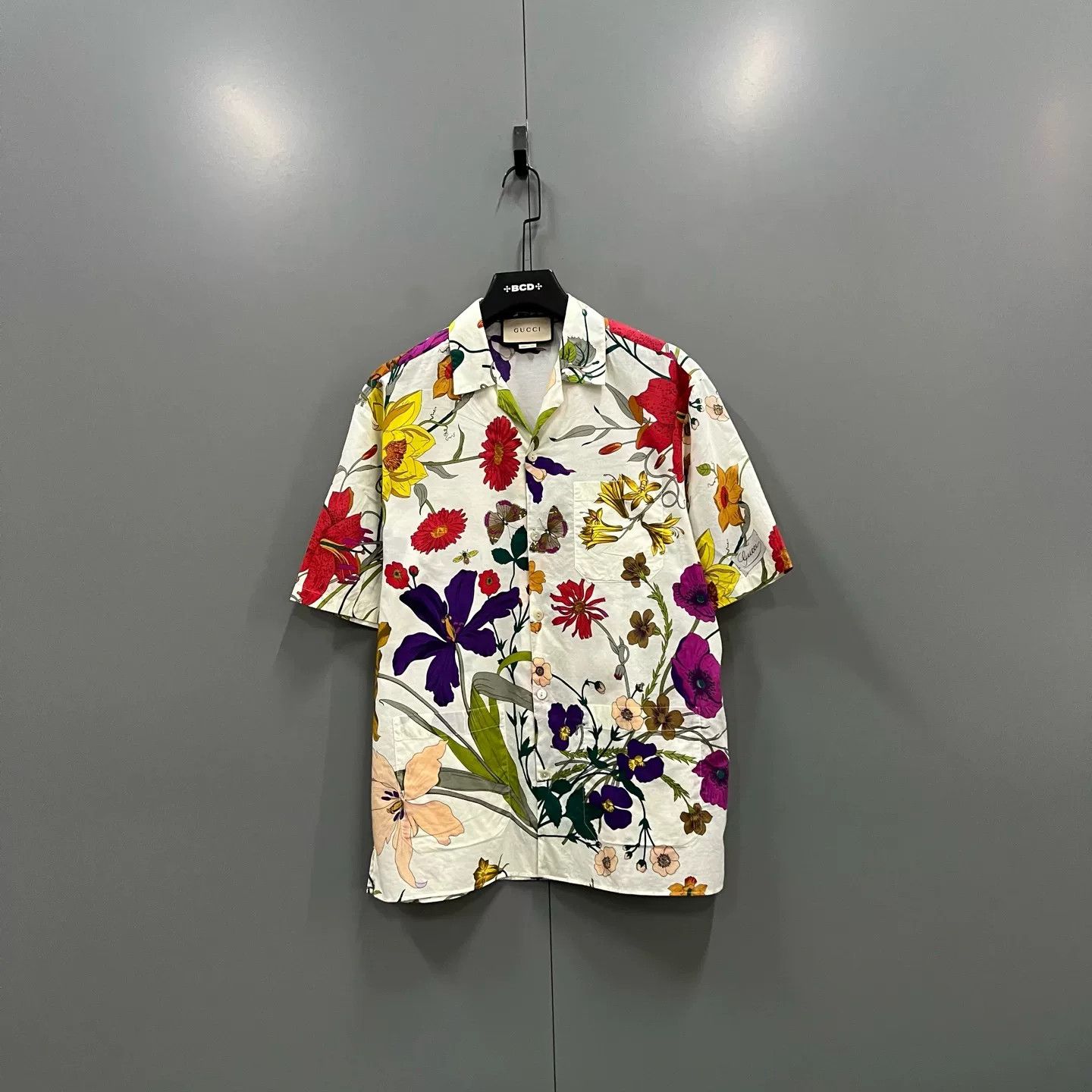 Gucci Gucci Floral Multi-Print Short Sleeve Shirt 46 Size US S / EU 44-46 / 1 - 2 Thumbnail