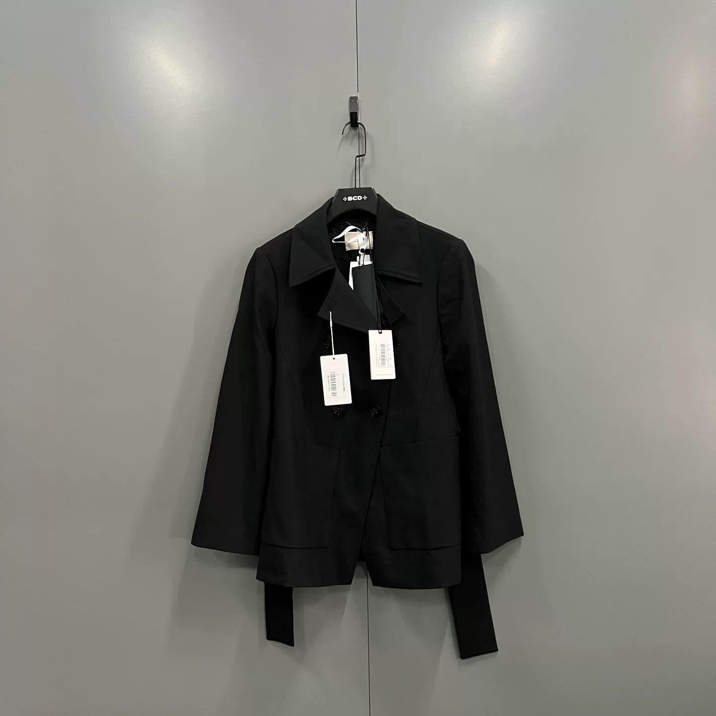 DOROTHEE SCHUMACHER Dorothee Schumacher Black Belted Jacket Size 4 Size L / US 10 / IT 46 - 2 Thumbnail