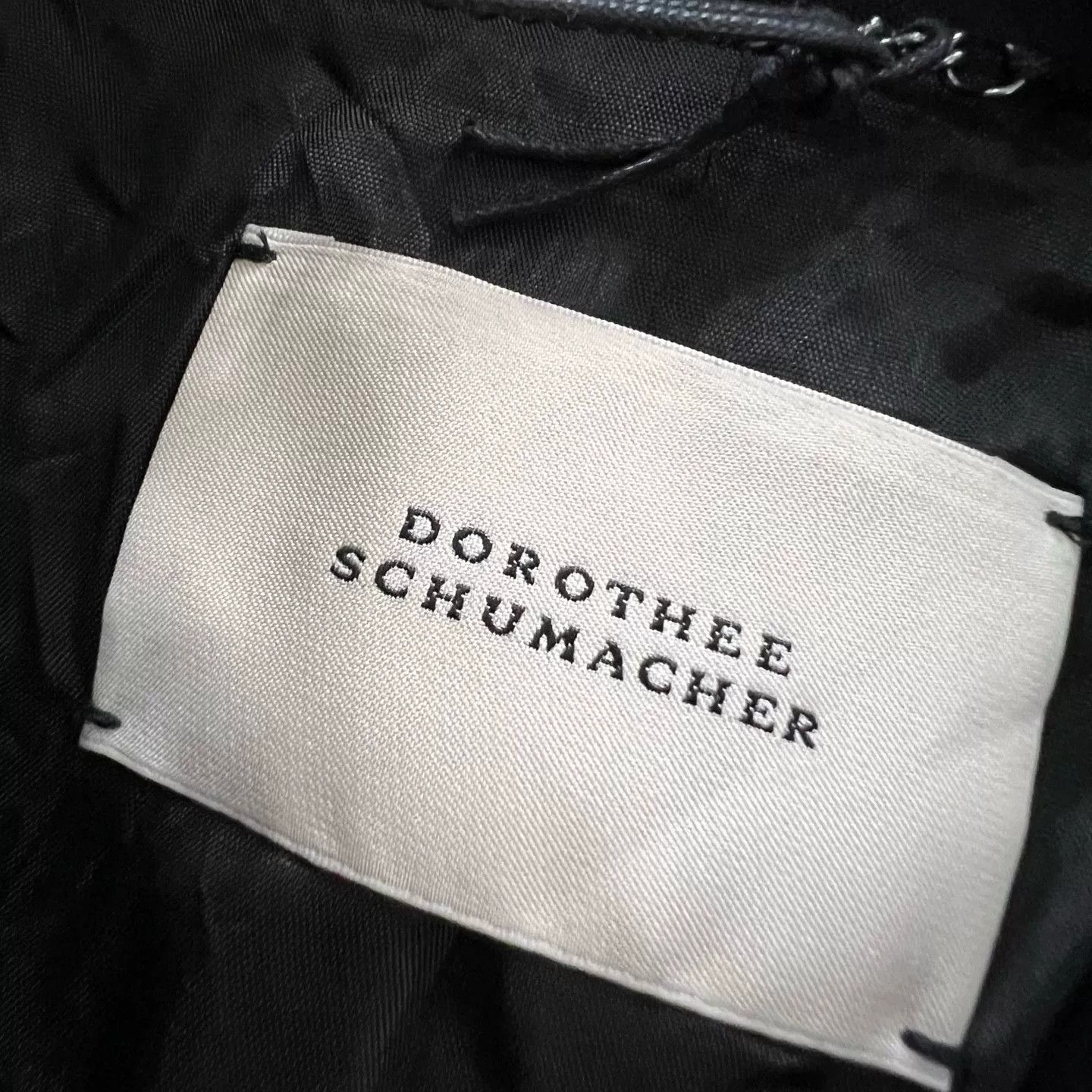 DOROTHEE SCHUMACHER Dorothee Schumacher Black Belted Jacket Size 4 Size L / US 10 / IT 46 - 4 Thumbnail