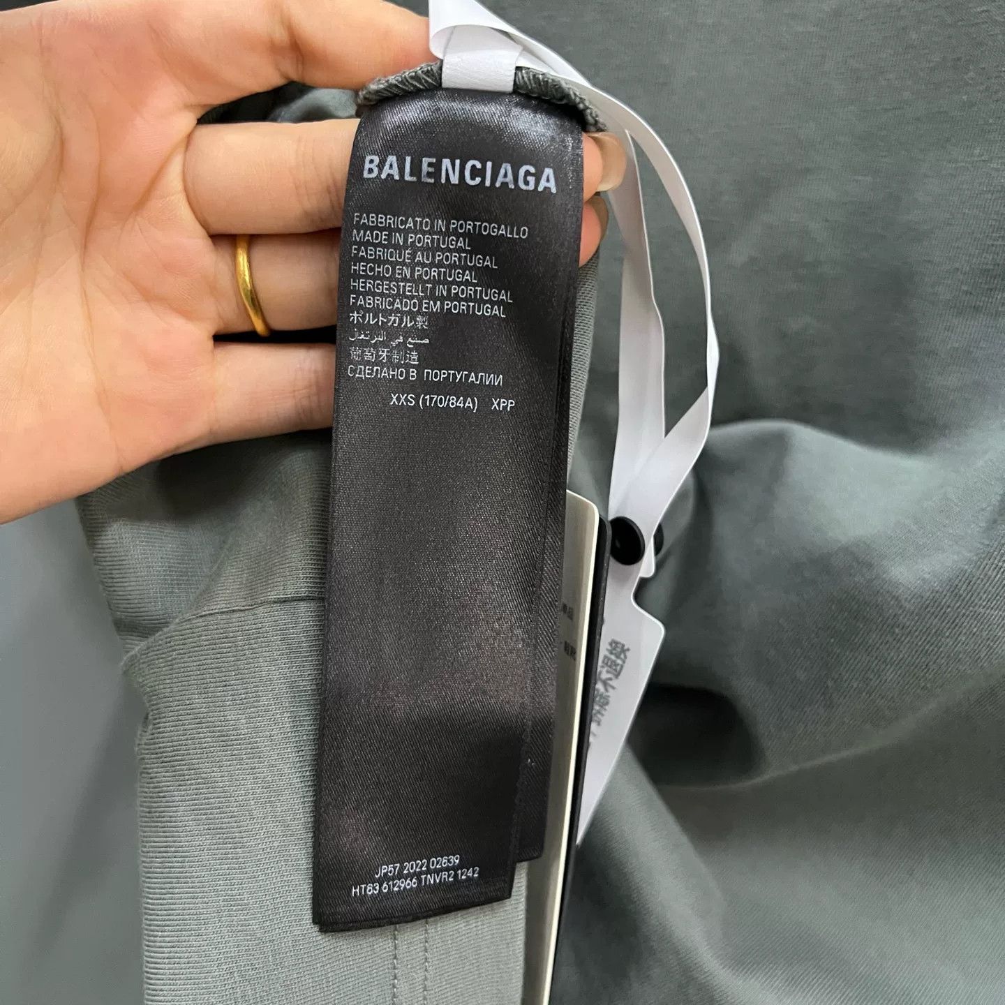 Balenciaga Balenciaga Reversed Logo Mirror T-Shirt XXS Size US XXS / EU 40 - 5 Thumbnail