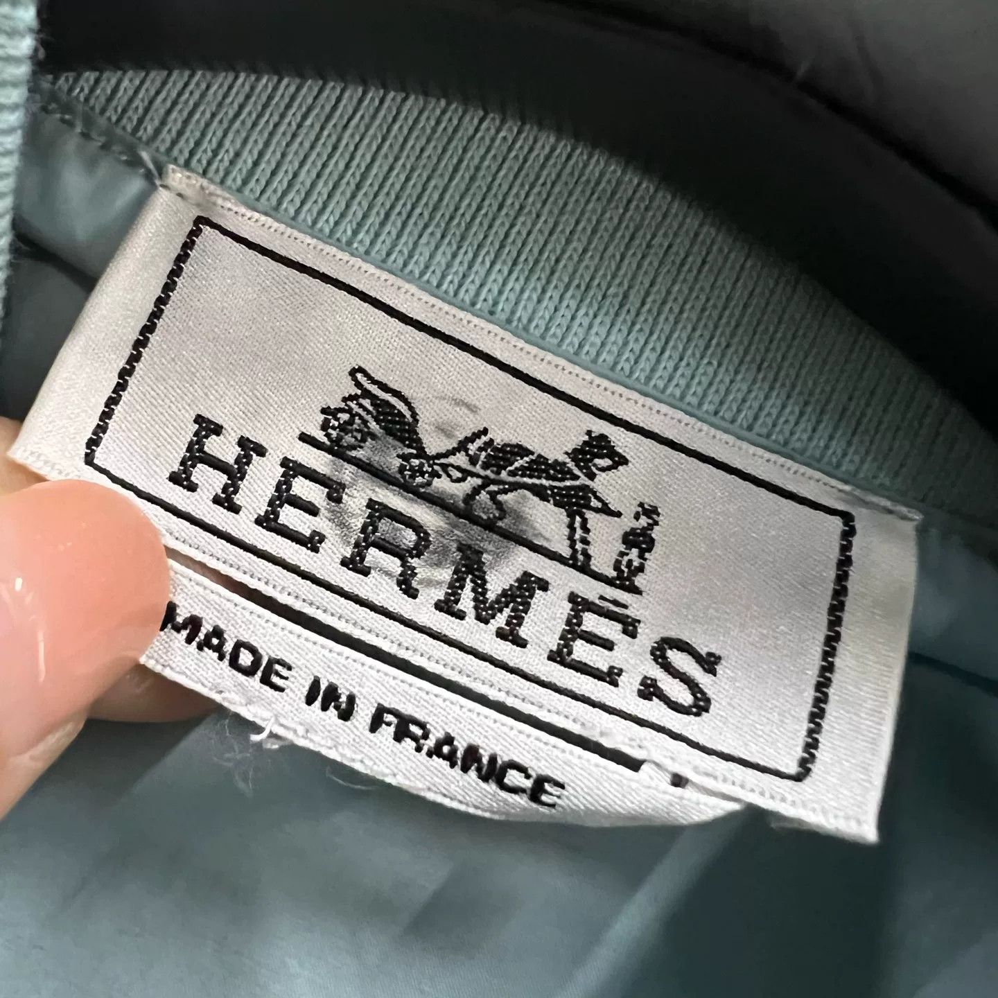 Hermes Hermes Half-Zip Cotton Blend Shirt Size L Size US L / EU 52-54 / 3 - 4 Thumbnail