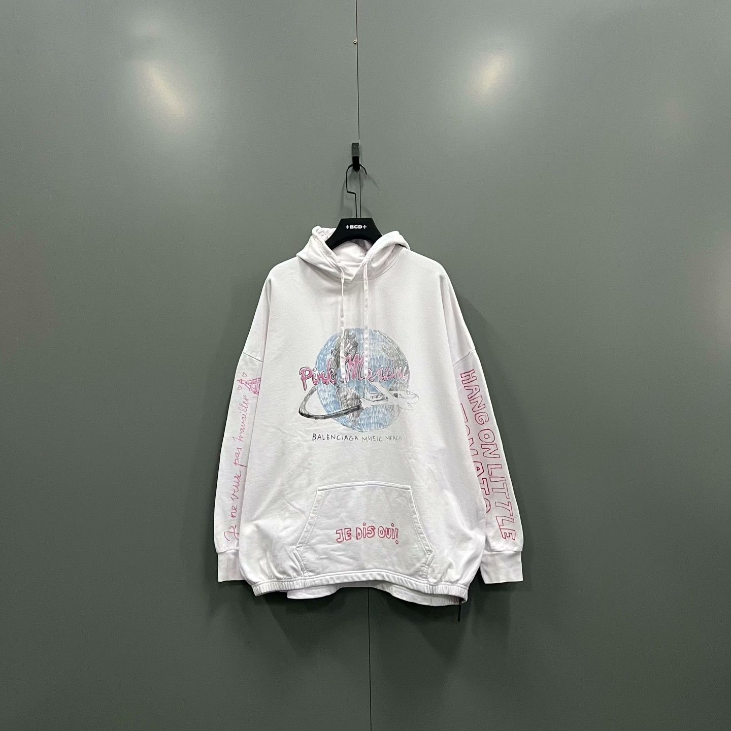 Balenciaga Balenciaga x Pink Martini Graphic Print Hoodie Size 3 Size US L / EU 52-54 / 3 - 2 Thumbnail