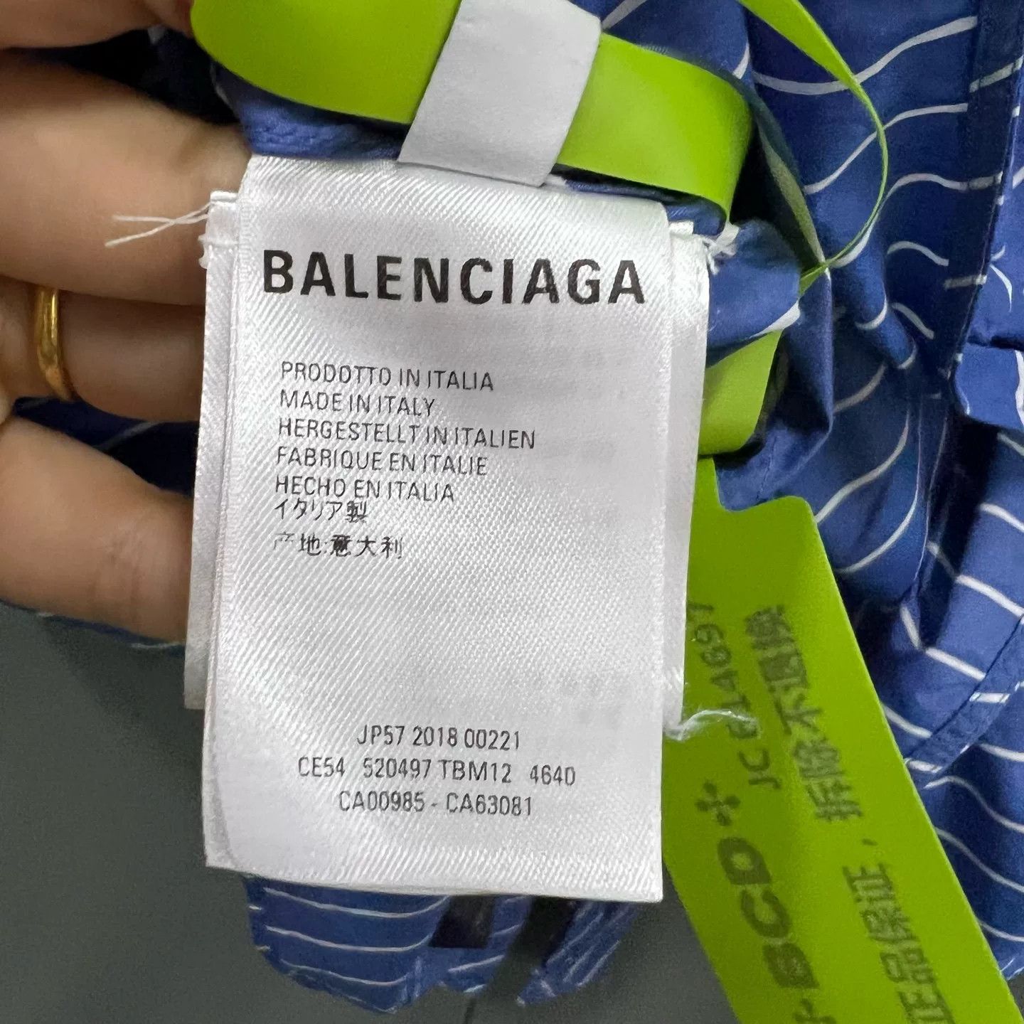 Balenciaga Balenciaga Back Logo Striped Shirt 34 Size US XXS / EU 40 - 5 Thumbnail