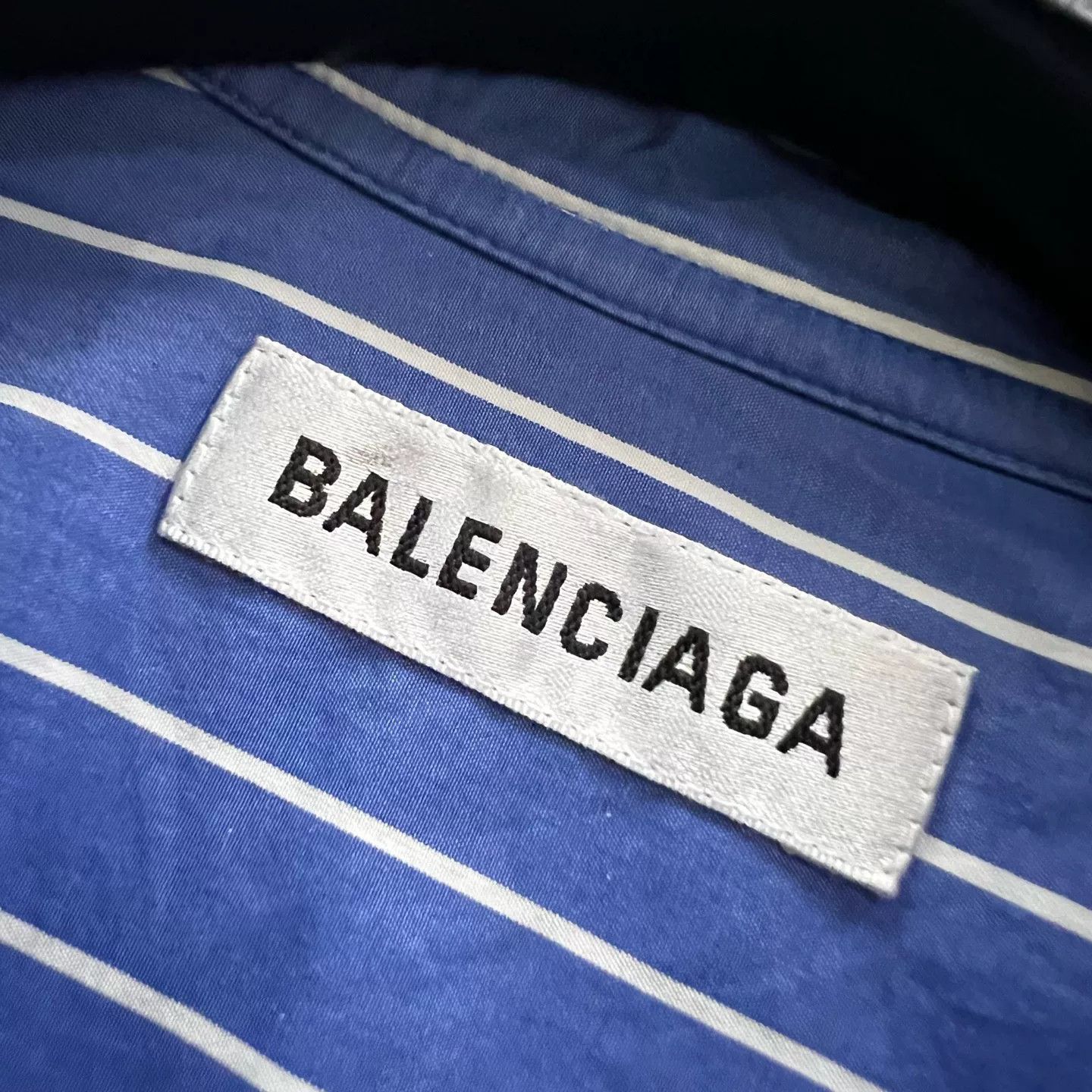 Balenciaga Balenciaga Back Logo Striped Shirt 34 Size US XXS / EU 40 - 4 Thumbnail