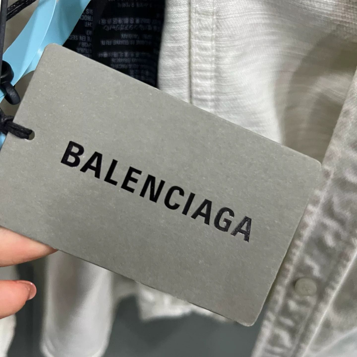 Balenciaga Balenciaga Distressed BB Embroidered Shirt S Size US S / EU 44-46 / 1 - 5 Thumbnail