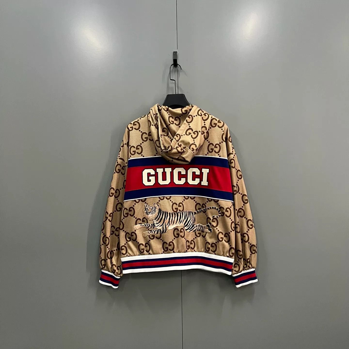 Gucci Gucci Tiger GG Monogram Zip Hoodie M Size US M / EU 48-50 / 2 - 3 Thumbnail