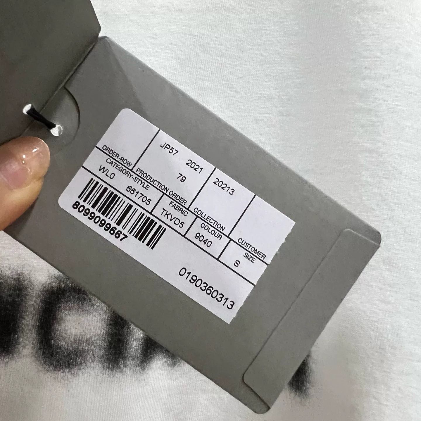 Balenciaga Balenciaga Blurred Logo Distressed T-Shirt Size S Size US S / EU 44-46 / 1 - 6 Thumbnail