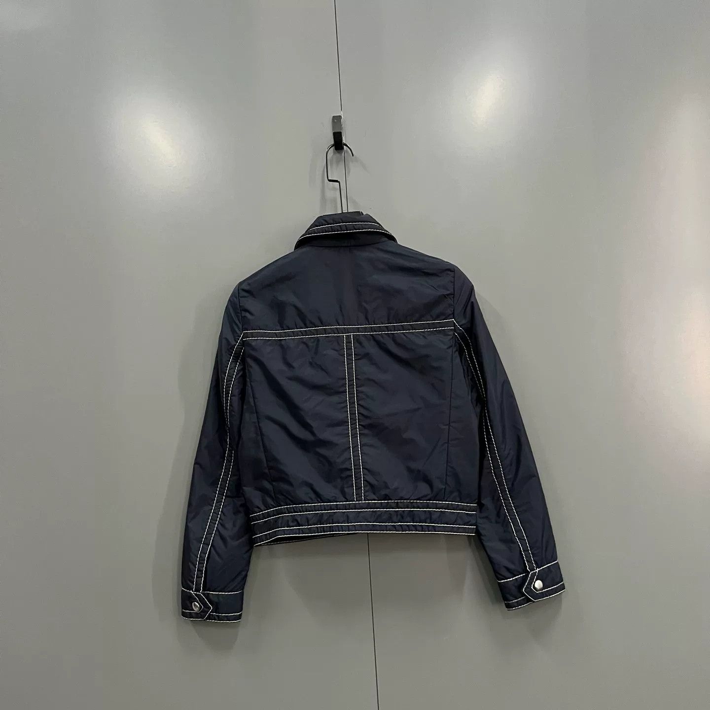 Prada Prada Contrast Stitch Technical Zip Jacket IT 38 Size XS / US 0-2 / IT 36-38 - 3 Thumbnail