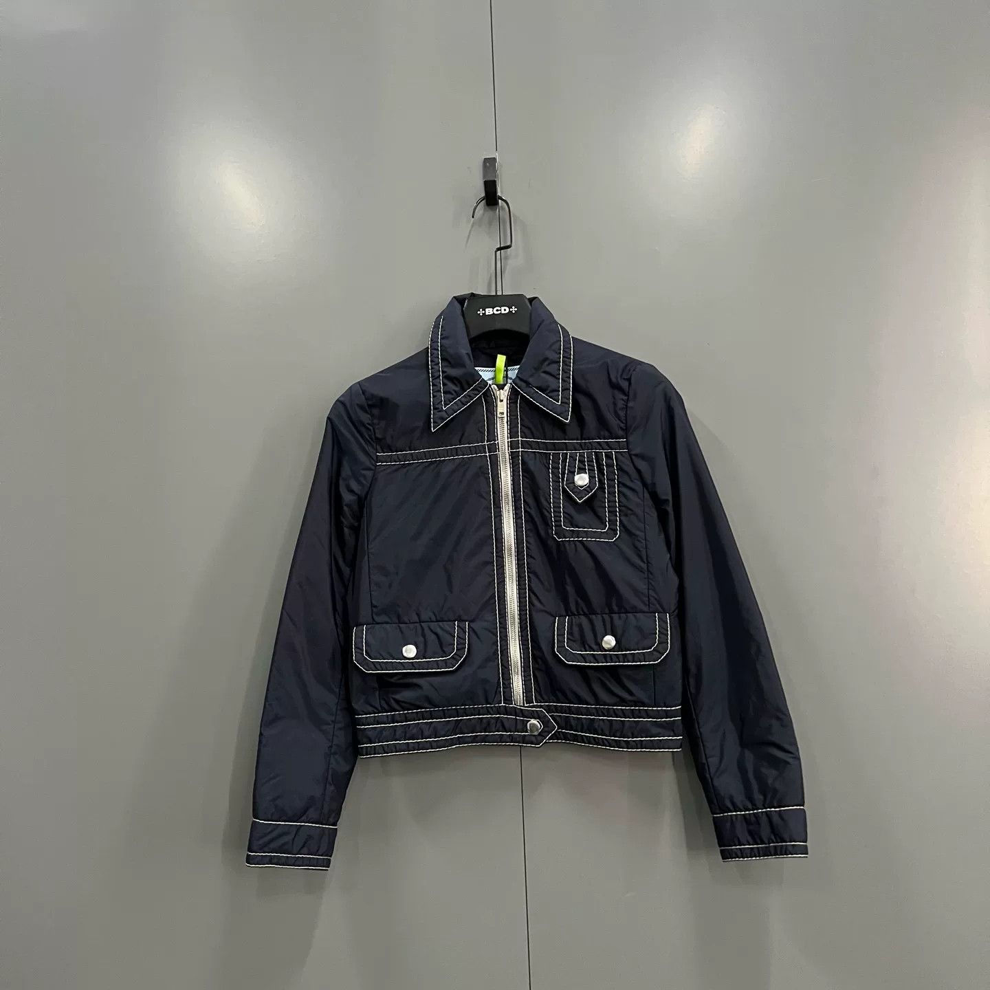 Prada Prada Contrast Stitch Technical Zip Jacket IT 38 Size XS / US 0-2 / IT 36-38 - 2 Thumbnail