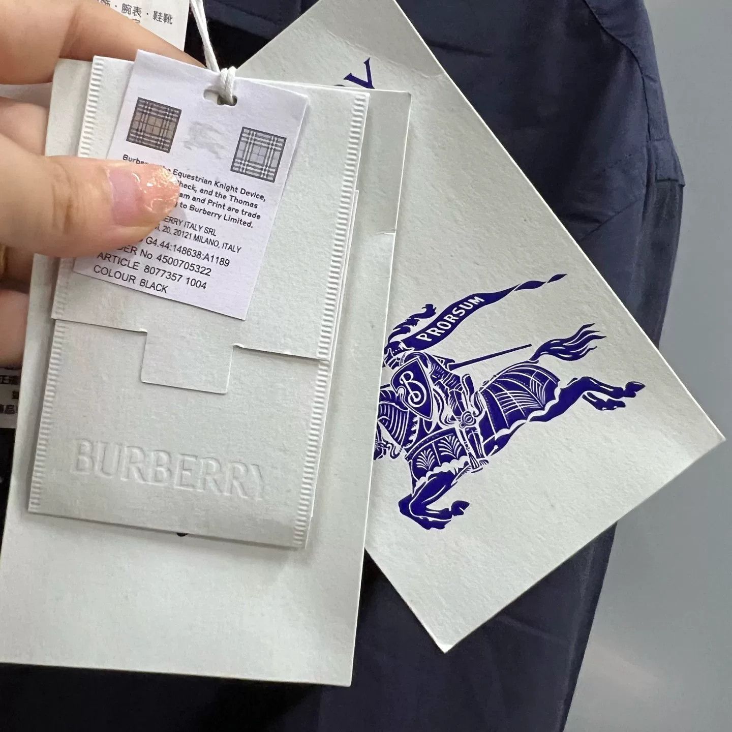 Burberry Burberry Logo Stripe Cotton Shirt US M Size US M / EU 48-50 / 2 - 5 Thumbnail