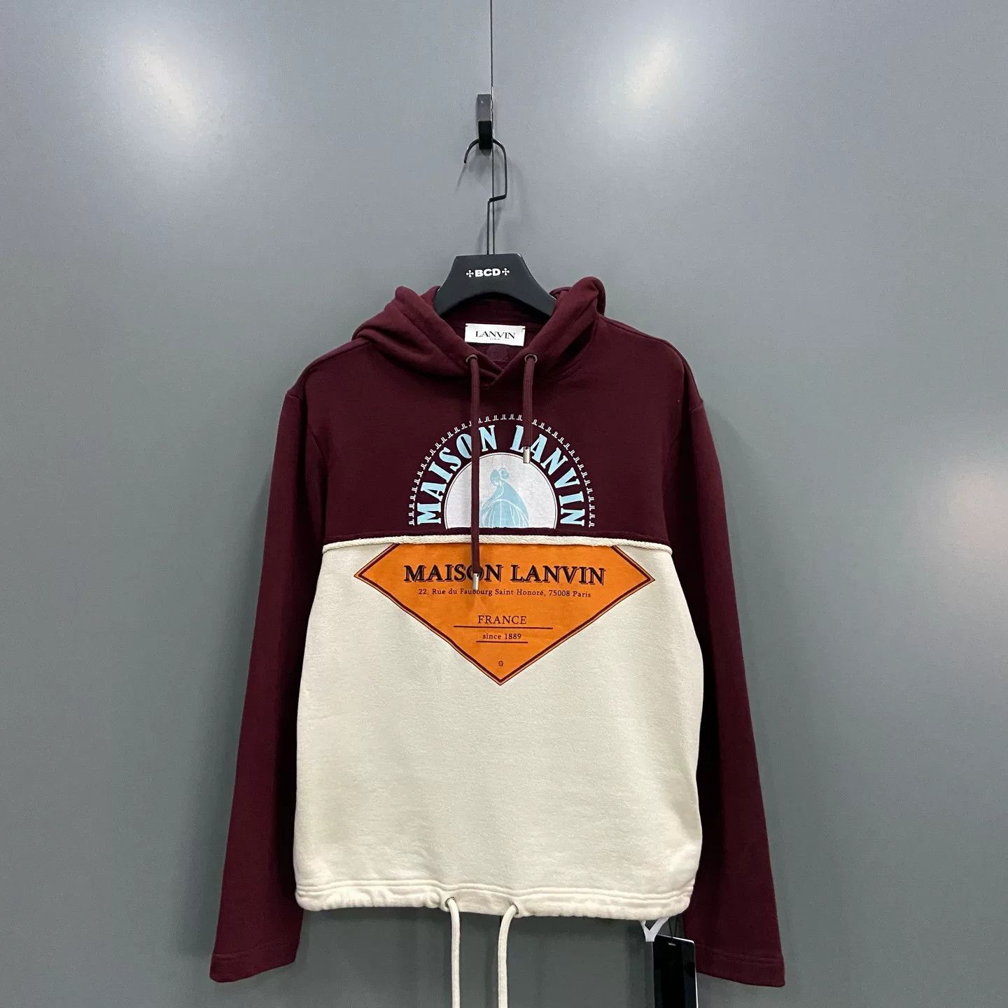 Lanvin Lanvin Graphic Print Colorblock Hoodie S Size US S / EU 44-46 / 1 - 2 Thumbnail