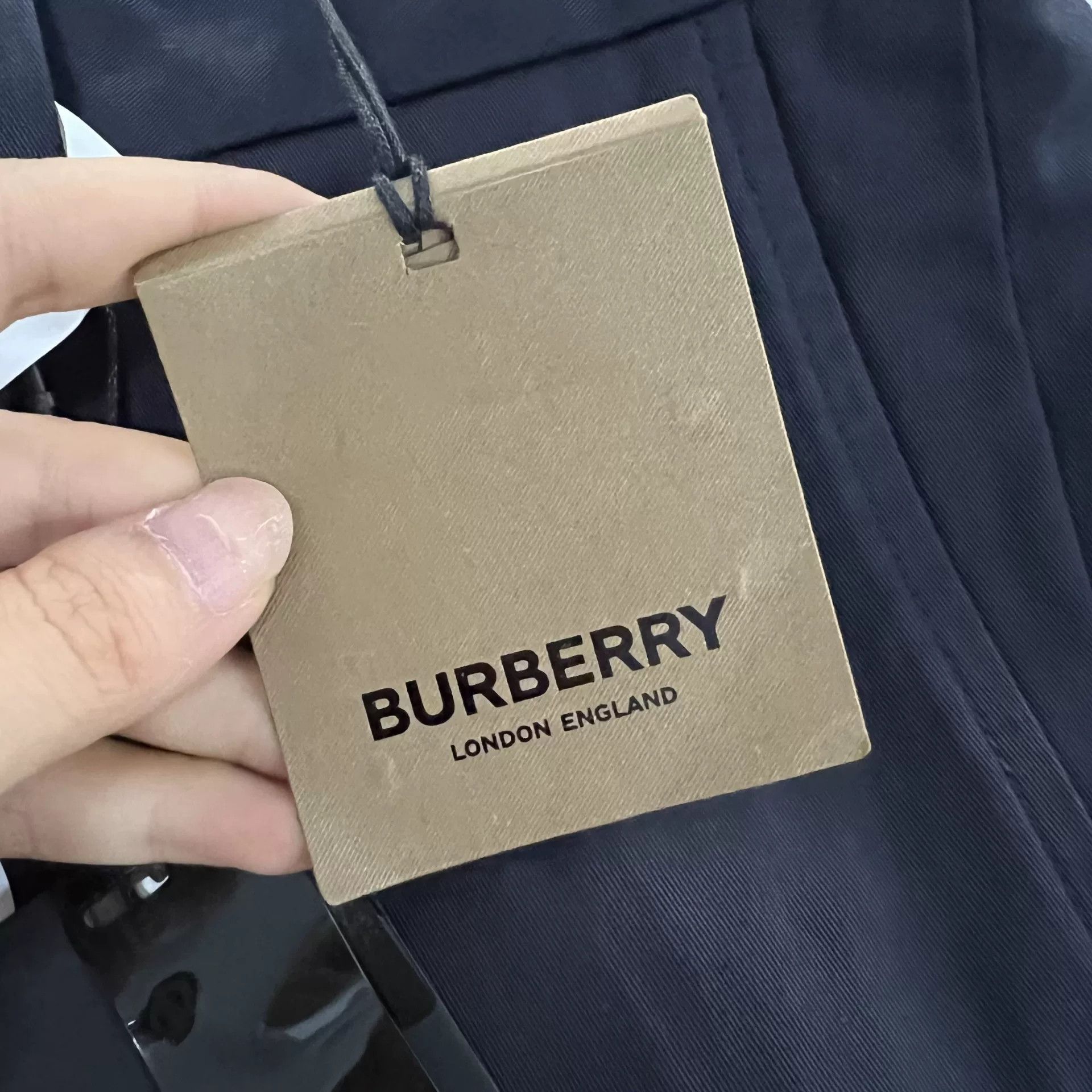 Burberry Burberry Navy Cotton Chino Pants Size 36 Size US 36 / EU 52 - 5 Thumbnail