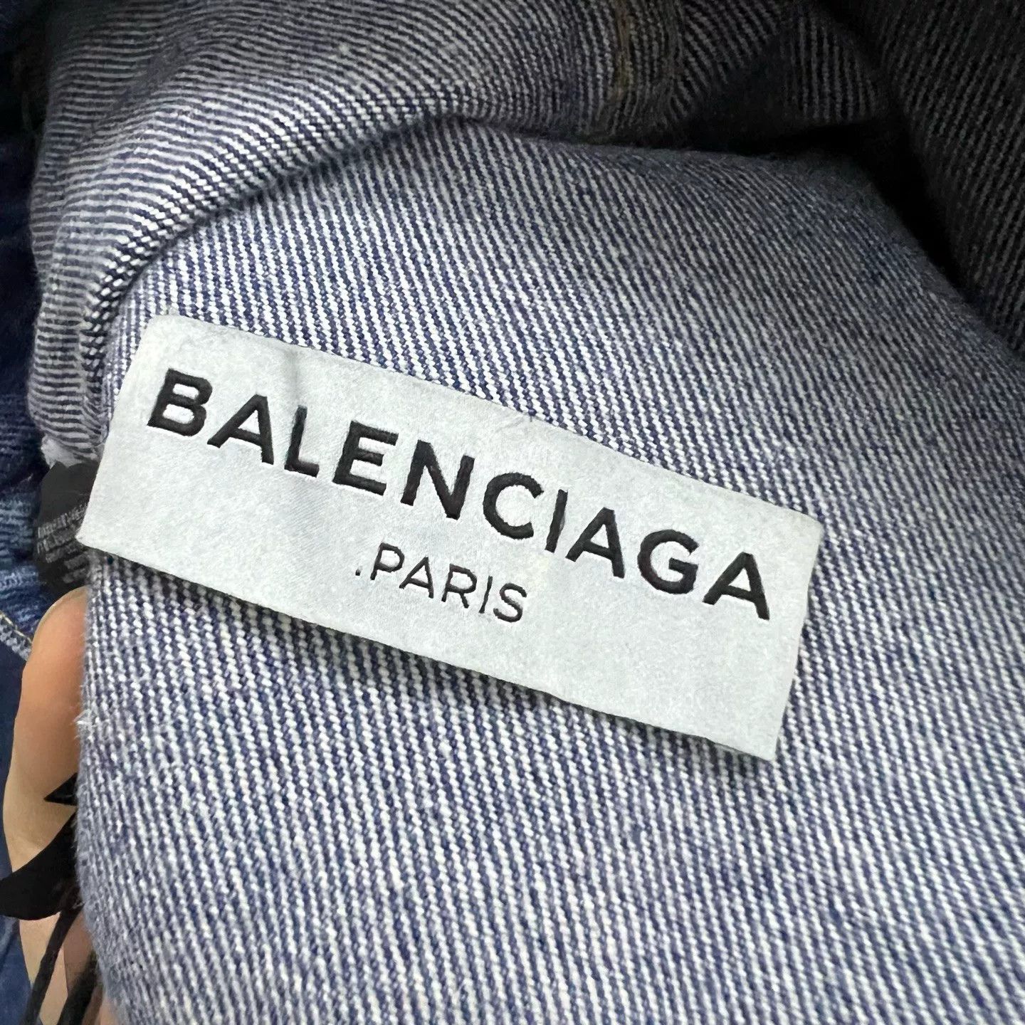Balenciaga Balenciaga Blue Denim Trucker Jacket Size 36 Size XS / US 0-2 / IT 36-38 - 4 Thumbnail