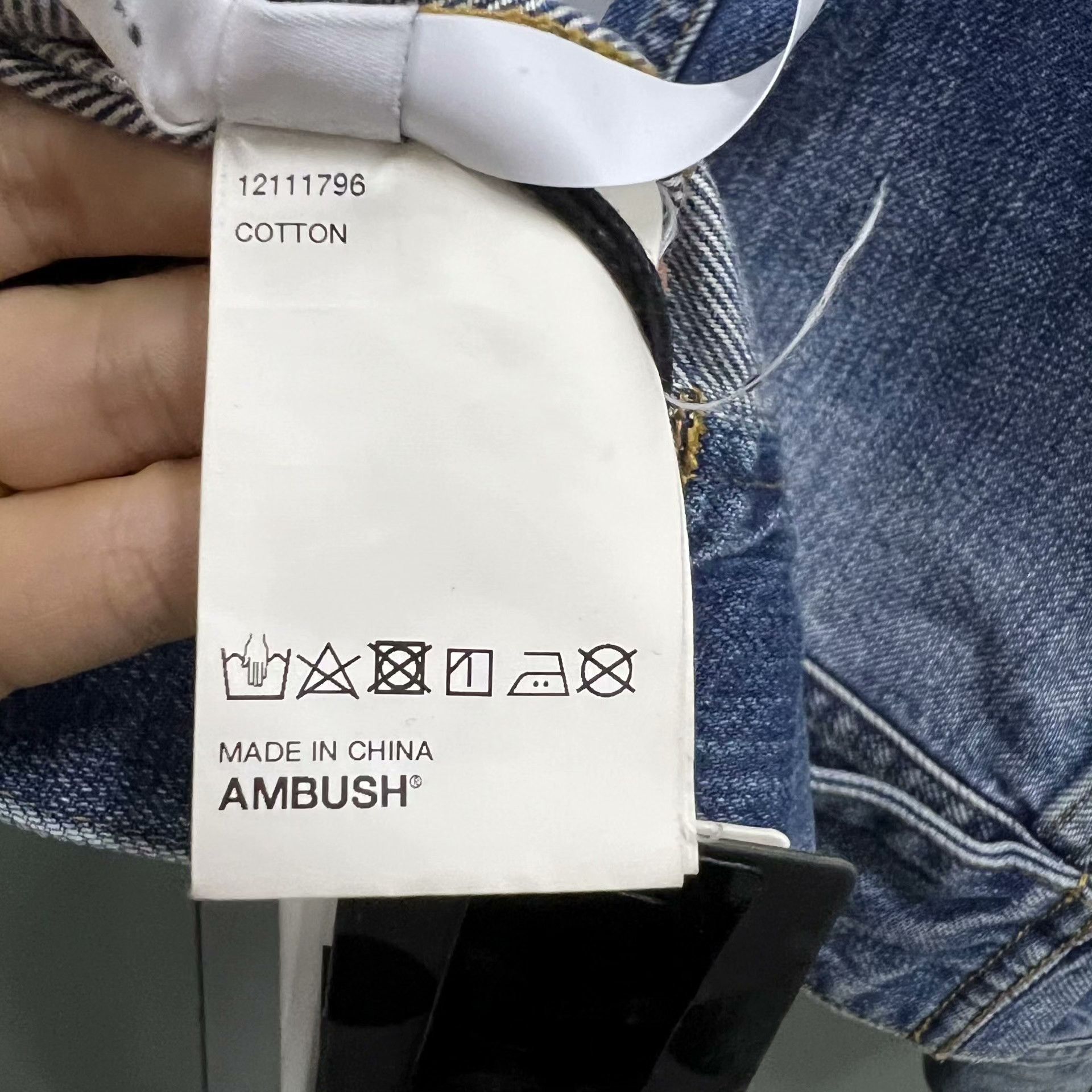 Ambush Design AMBUSH Washed Logo Denim Jacket Size 2 Size US M / EU 48-50 / 2 - 5 Thumbnail