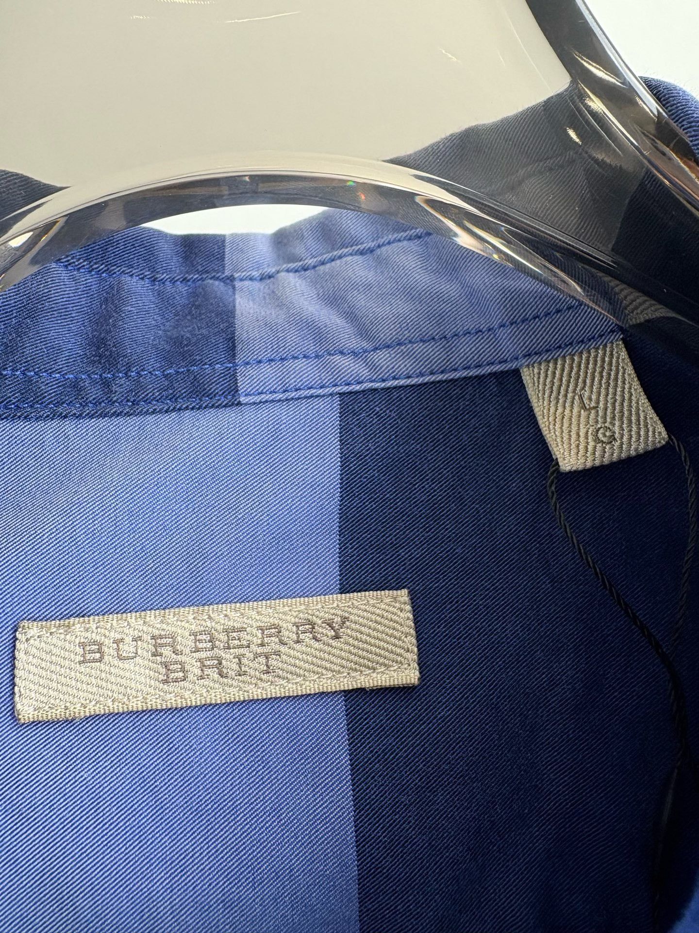 Burberry Burberry Blue Large Check Shirt Size L Size US L / EU 52-54 / 3 - 5 Thumbnail
