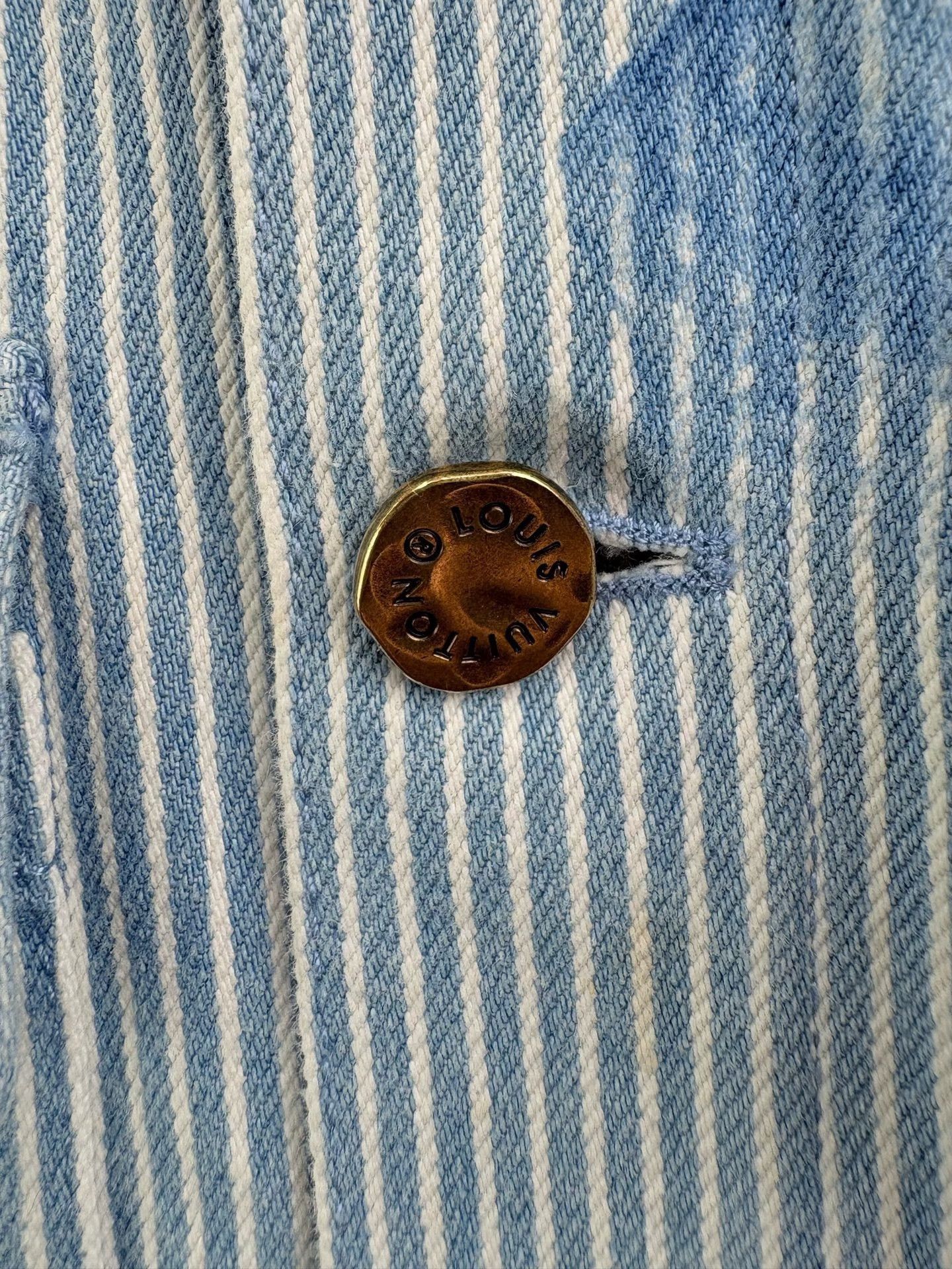 Louis Vuitton Louis Vuitton Monogram Ink Denim Shirt M Size US M / EU 48-50 / 2 - 4 Thumbnail