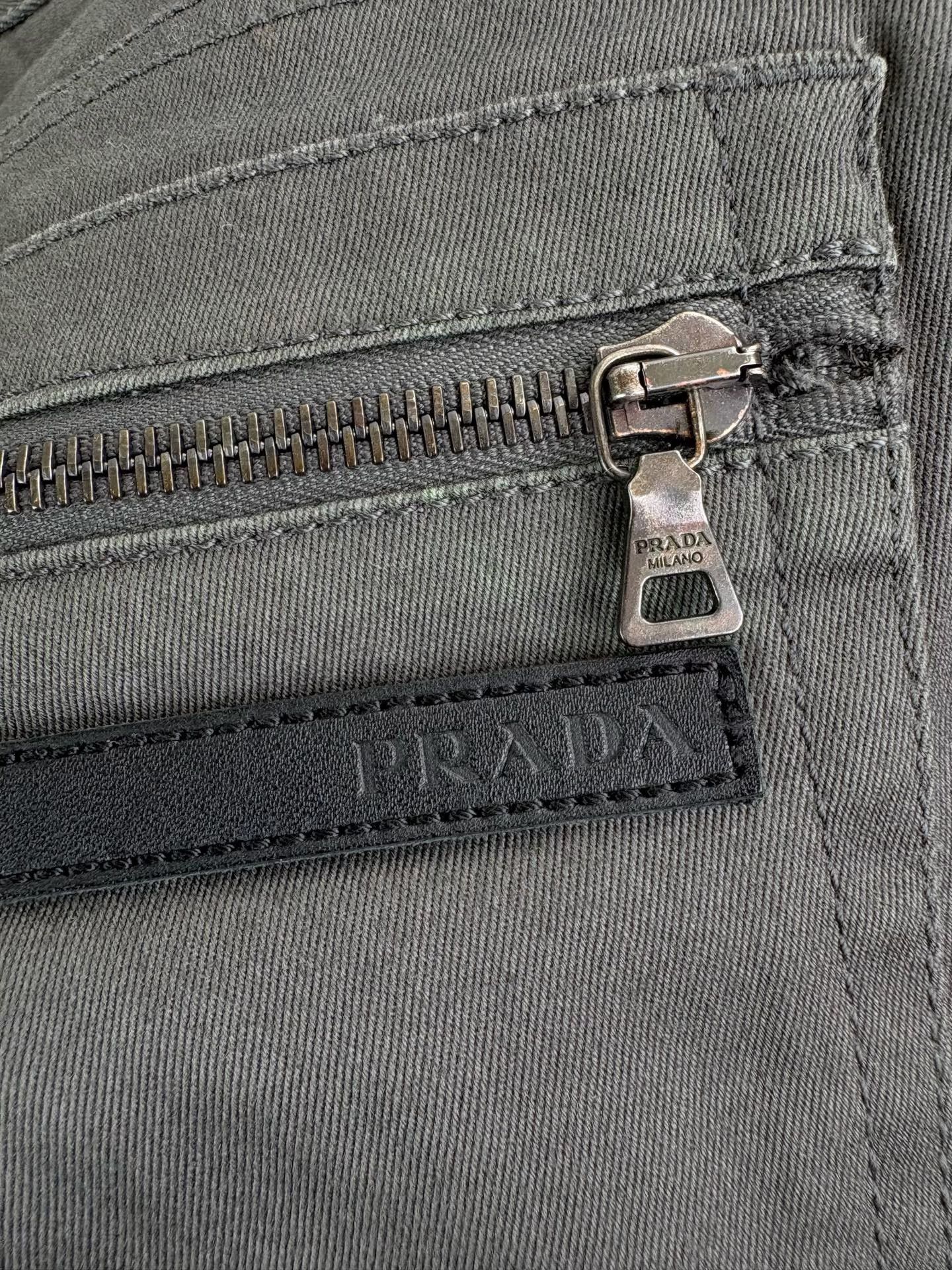 Prada Prada Leather Patch Casual Pants Size 50 Size US 34 / EU 50 - 4 Thumbnail