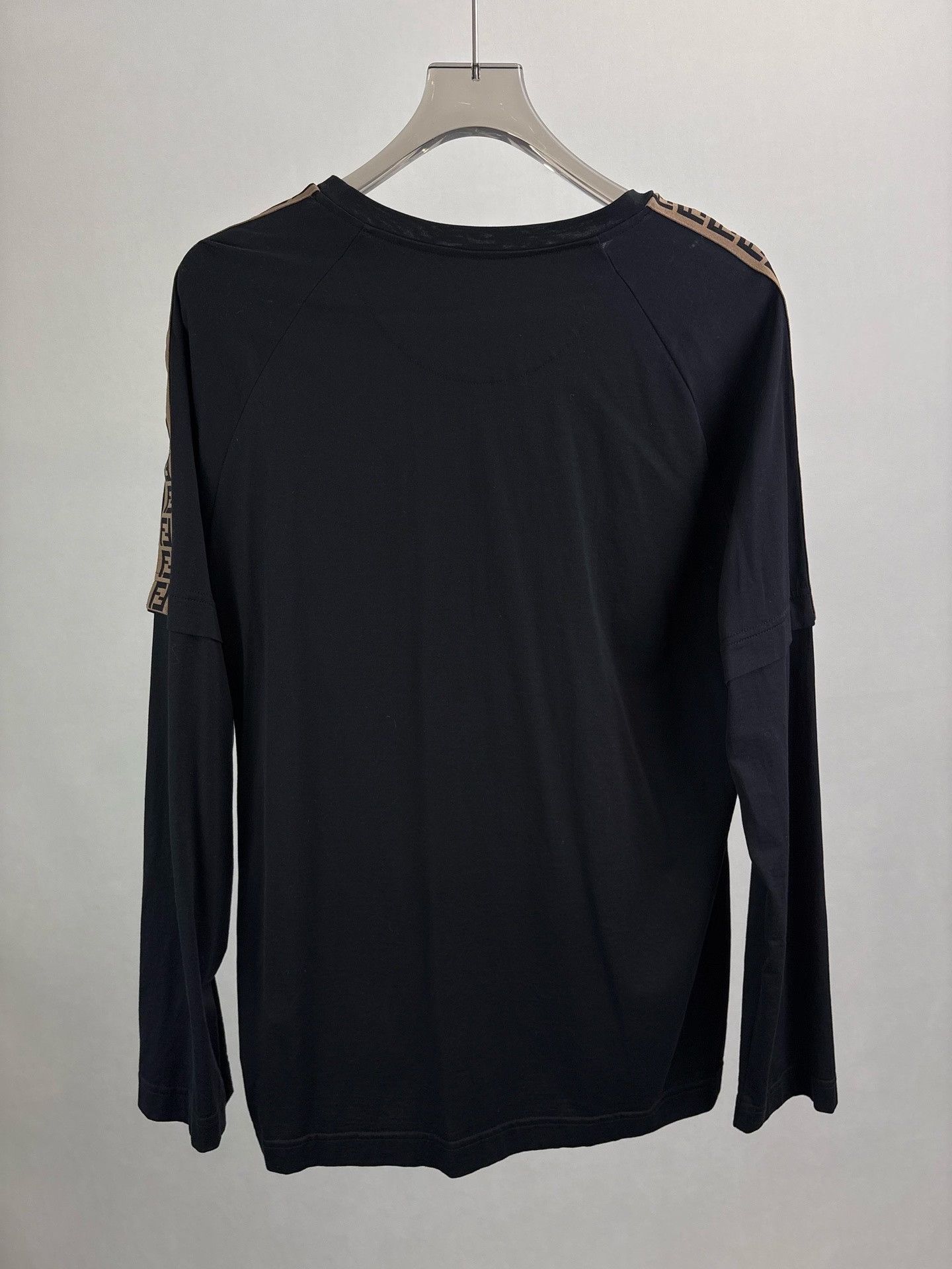 Fendi Fendi FF Logo Tape Layered Long Sleeve T-Shirt XXL Size US XXL / EU 58 / 5 - 3 Thumbnail
