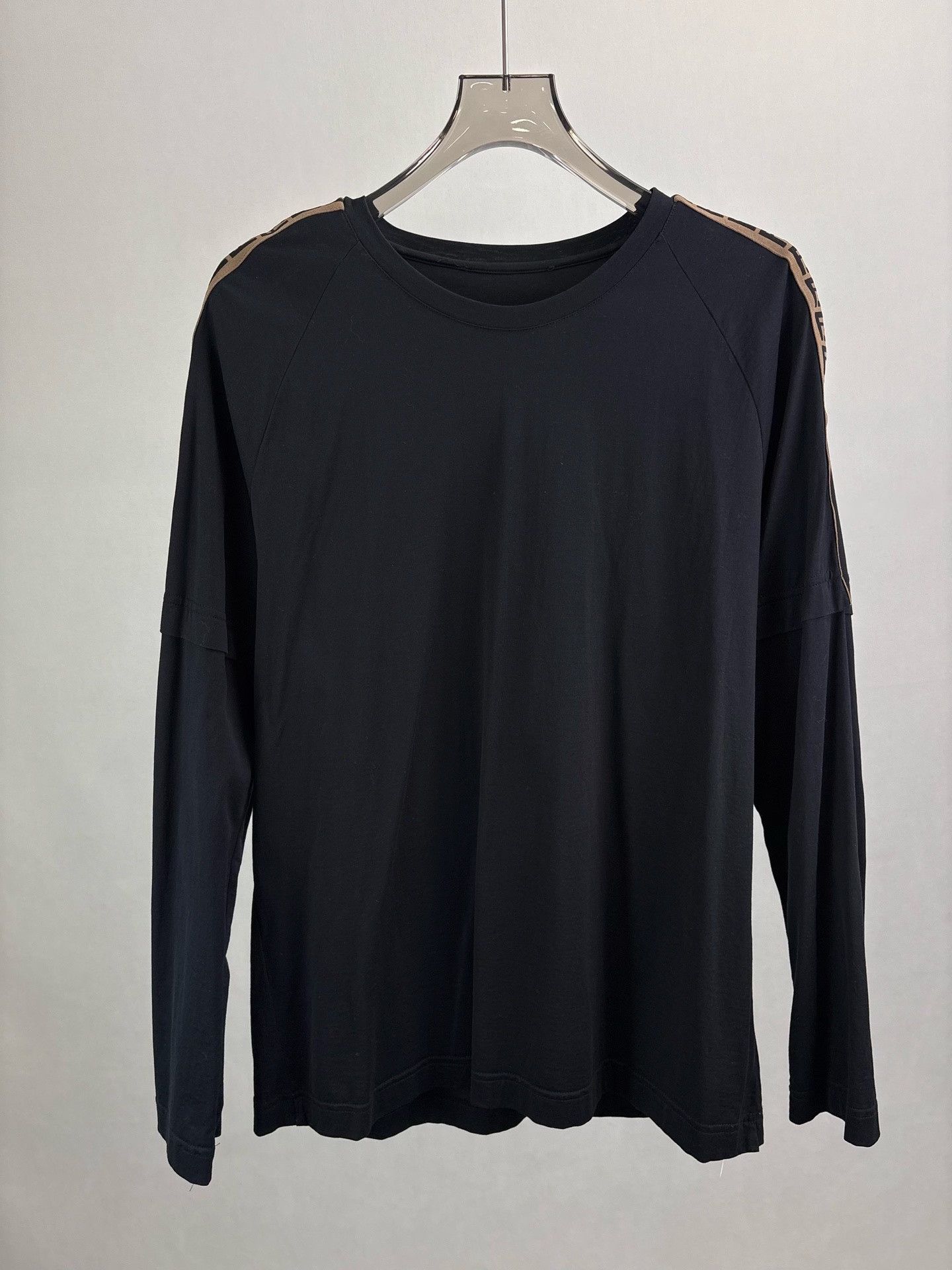 Fendi Fendi FF Logo Tape Layered Long Sleeve T-Shirt XXL Size US XXL / EU 58 / 5 - 2 Thumbnail