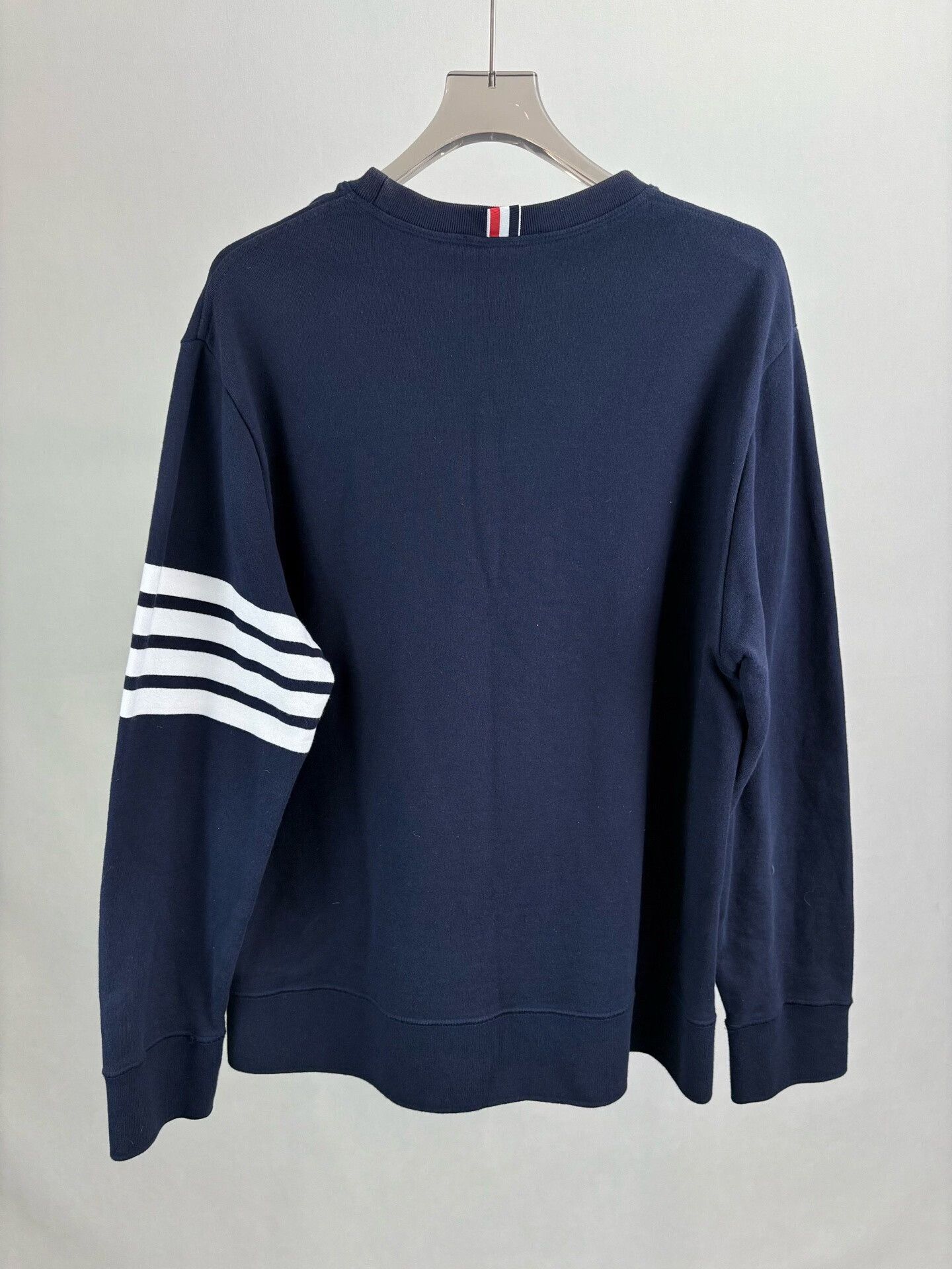 Thom Browne Thom Browne 4-Bar Navy Sweatshirt Size 7 Size US XXL / EU 58 / 5 - 3 Thumbnail