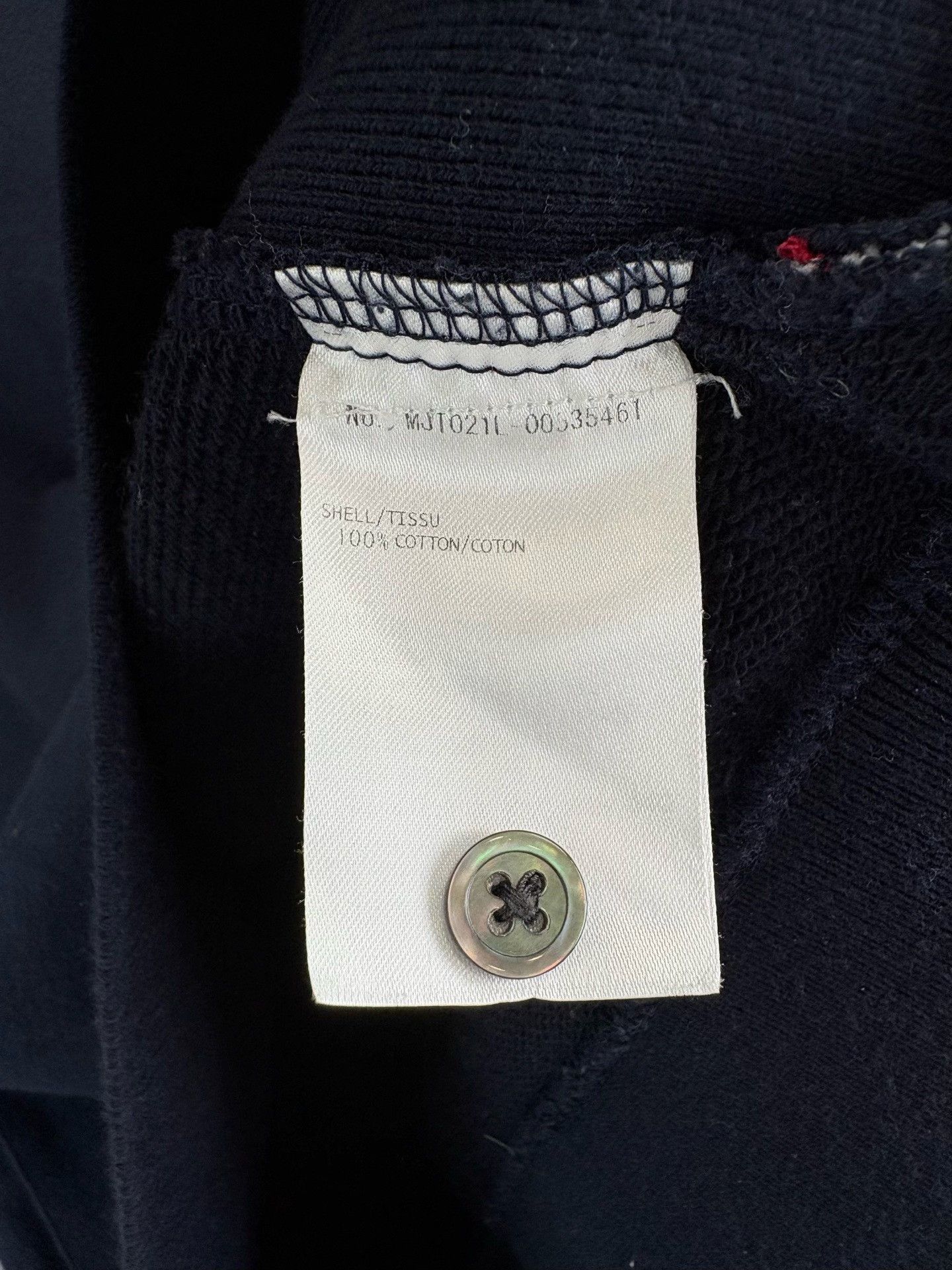 Thom Browne Thom Browne 4-Bar Navy Sweatshirt Size 7 Size US XXL / EU 58 / 5 - 6 Thumbnail
