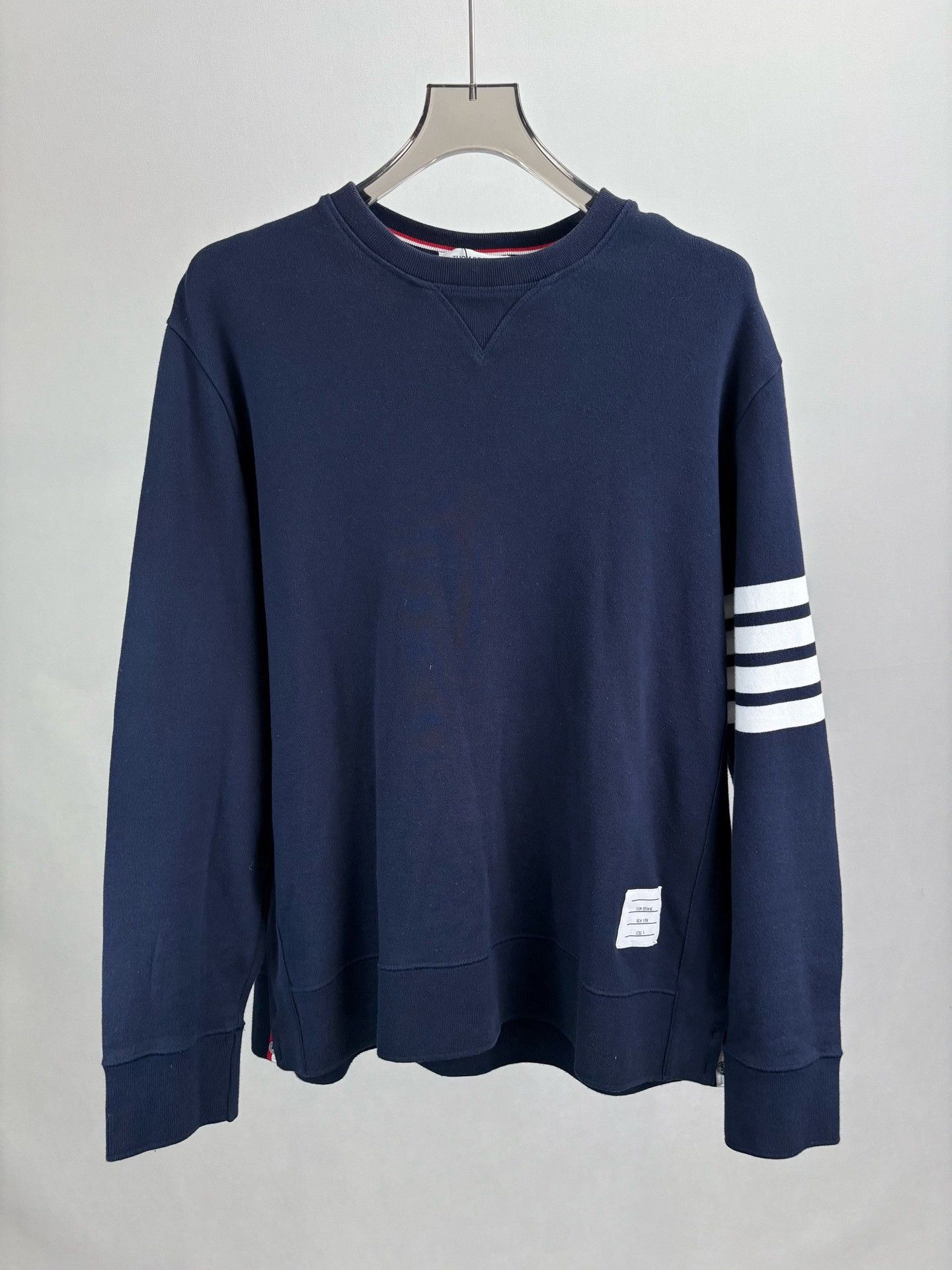 Thom Browne Thom Browne 4-Bar Navy Sweatshirt Size 7 Size US XXL / EU 58 / 5 - 2 Thumbnail