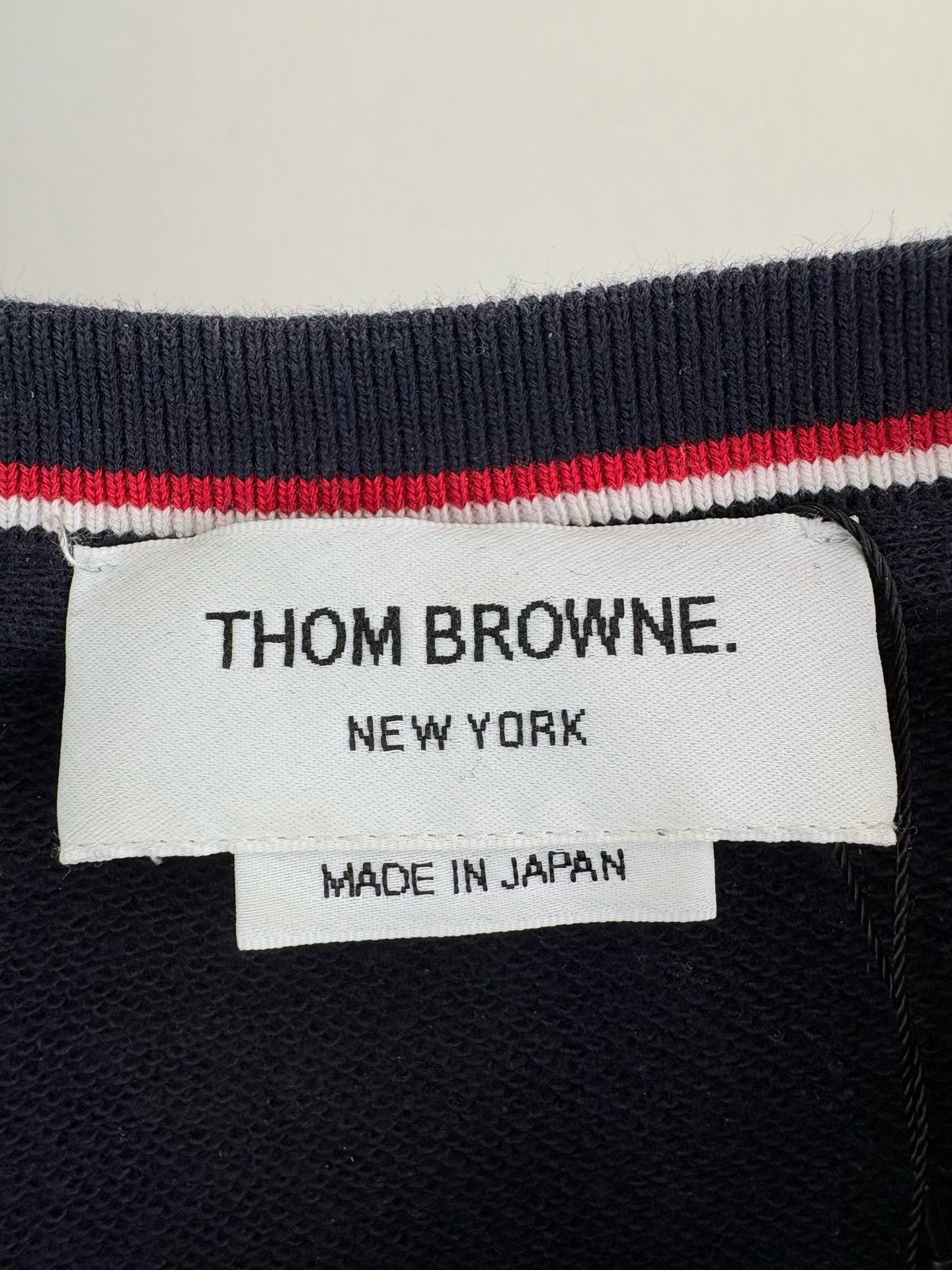 Thom Browne Thom Browne 4-Bar Navy Sweatshirt Size 7 Size US XXL / EU 58 / 5 - 5 Thumbnail