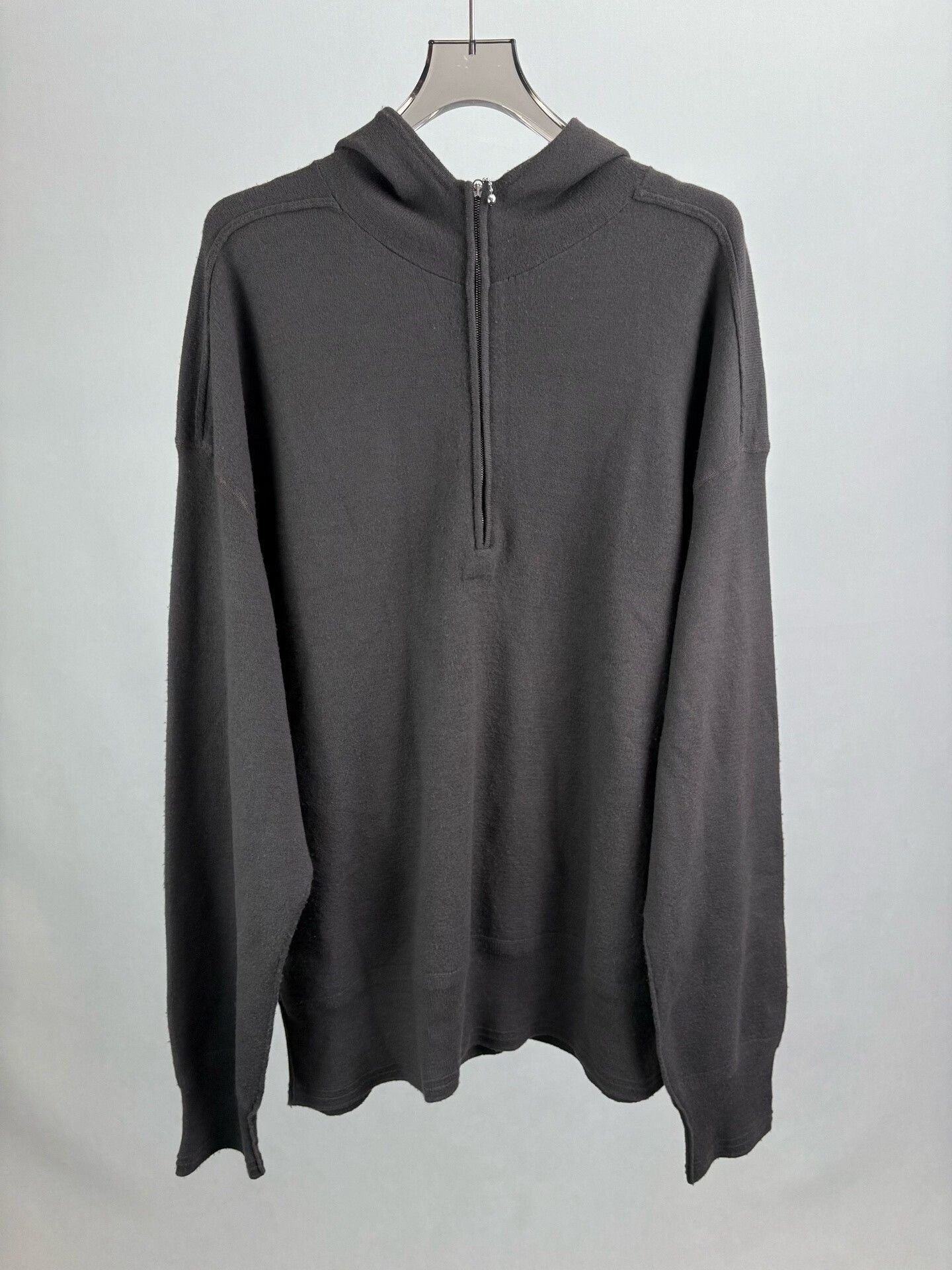 Burberry Burberry Wool Half-Zip Hoodie XXL Size US XXL / EU 58 / 5 - 2 Thumbnail
