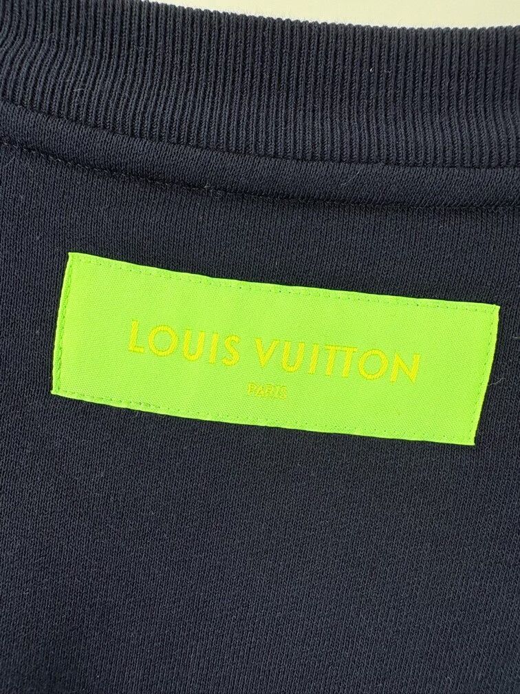 Louis Vuitton Louis Vuitton Flocked Logo Sweatshirt XL Size US XL / EU 56 / 4 - 5 Thumbnail