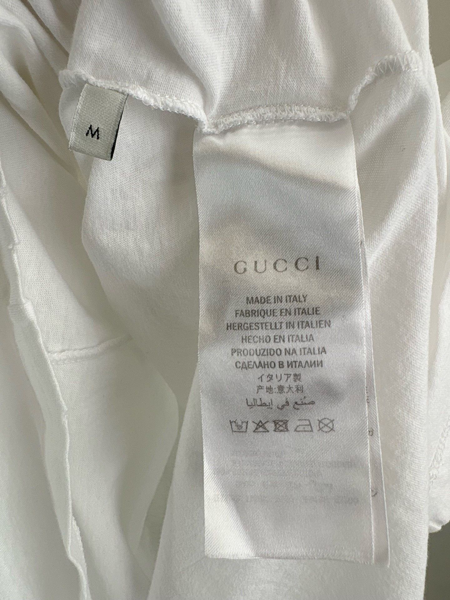 Gucci Gucci Vintage Logo Belt Print T-Shirt Size M Size US M / EU 48-50 / 2 - 5 Thumbnail