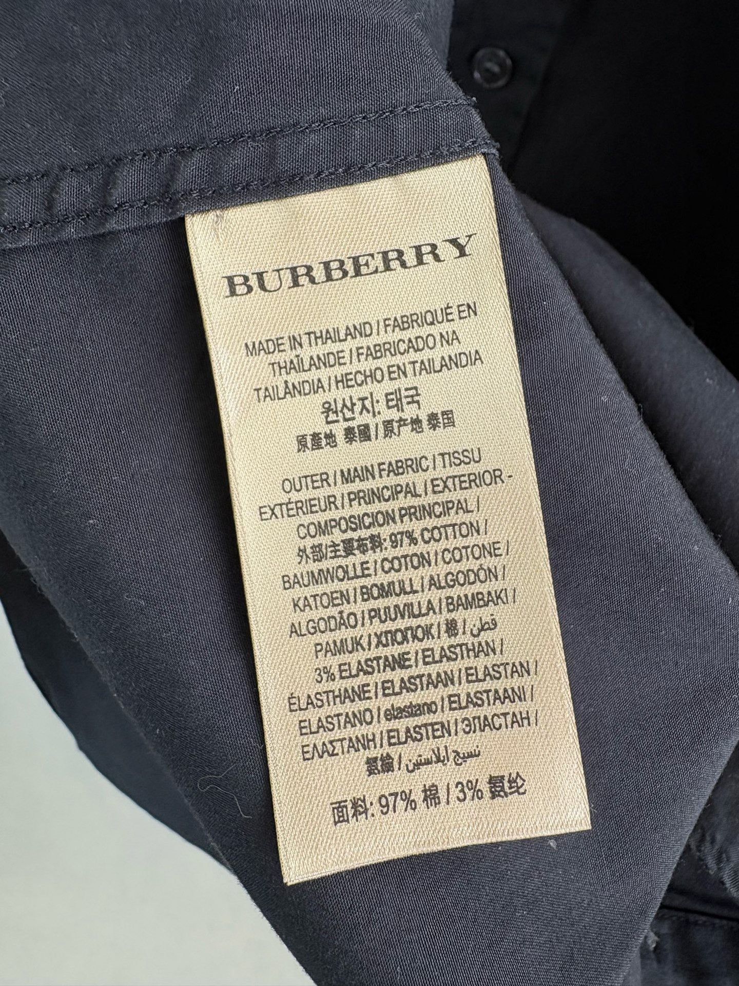 Burberry Burberry Embroidered Knight Shirt Size M Size US M / EU 48-50 / 2 - 6 Thumbnail