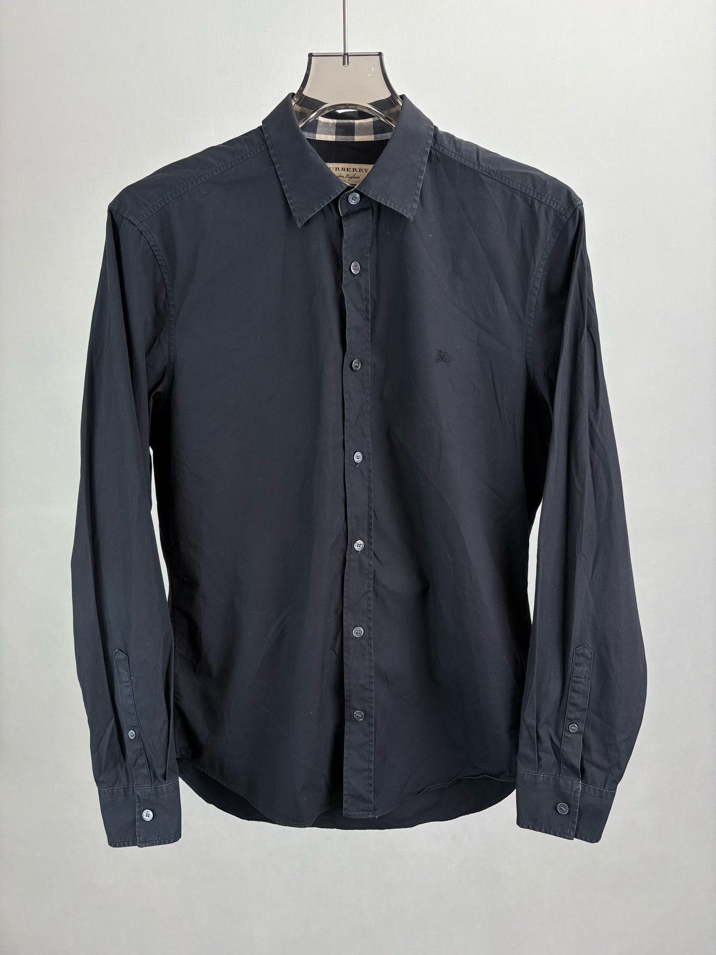 Burberry Burberry Embroidered Knight Shirt Size M Size US M / EU 48-50 / 2 - 2 Thumbnail
