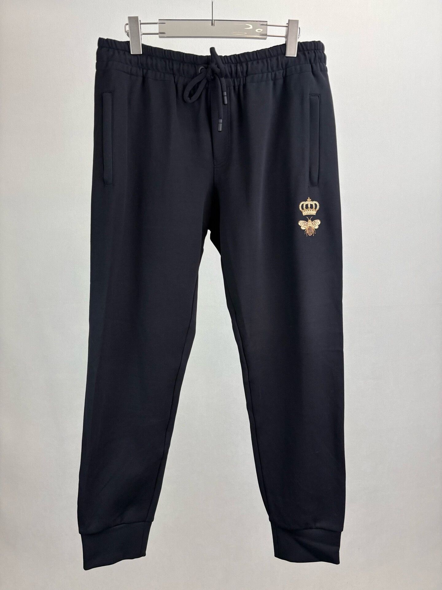 Dolce & Gabbana Dolce & Gabbana Crown Bee Embroidered Sweatpants 52 Size US 36 / EU 52 - 2 Thumbnail