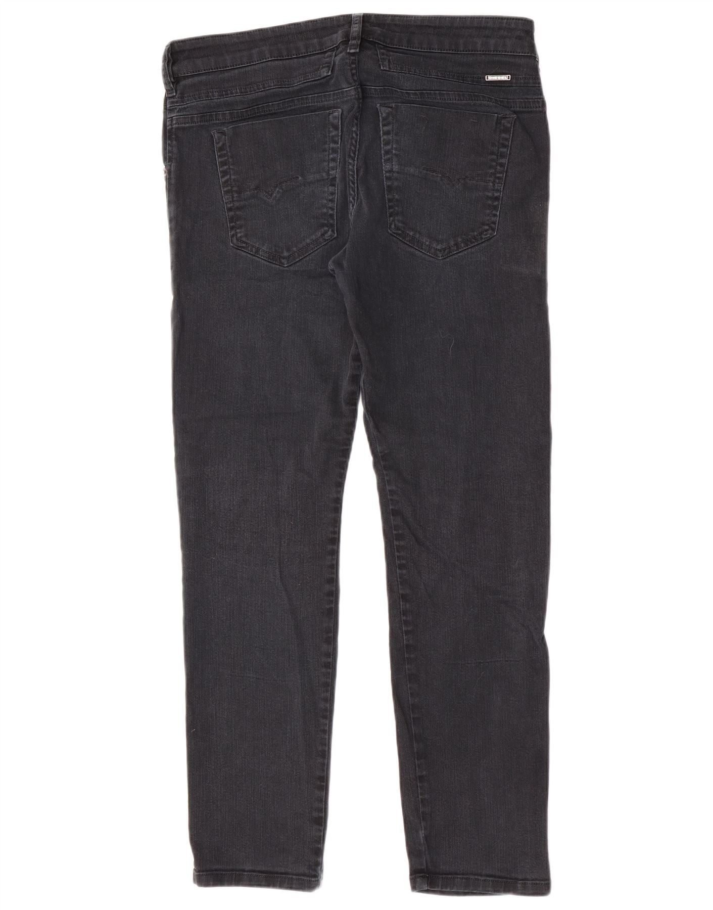 Diesel Mens D-Bazer Tapered Jeans W32 L30 Navy Blue Cotton Size US 32 / EU 48 - 2 Thumbnail
