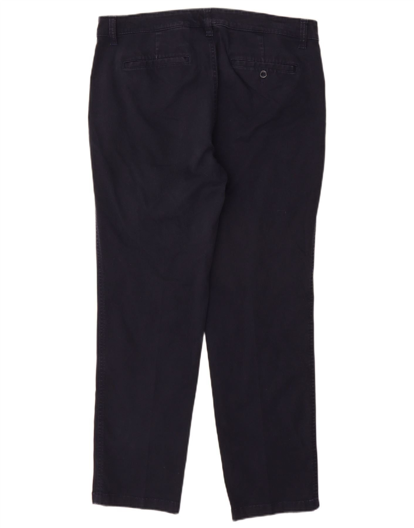Ralph Lauren Womens Slim Chino Trousers US 10 Large W32 L28 Navy Blue Size 28" / US 6 / IT 42 - 2 Thumbnail