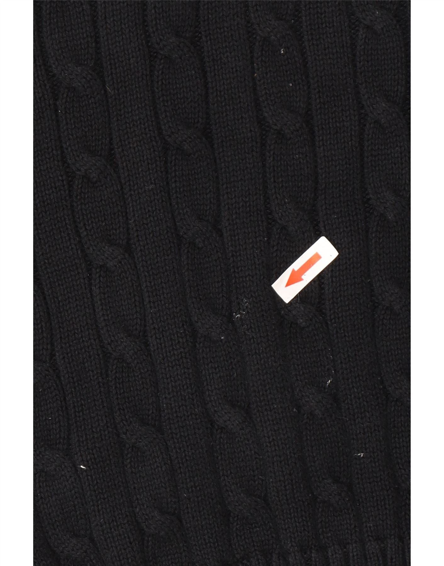 Polo Ralph Lauren Womens V-Neck Jumper Sweater UK 16 Large Black Size M / US 6-8 / IT 42-44 - 3 Thumbnail