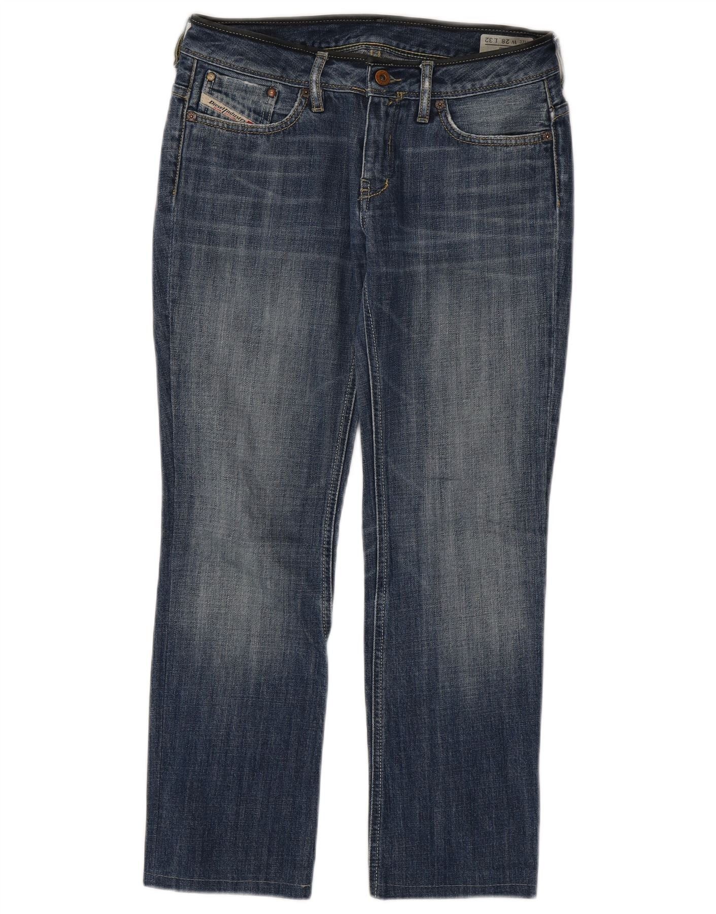 Diesel Womens BEBEL Slim Jeans W28 L27 Blue Cotton Size 42" / US 20 - 3 Thumbnail