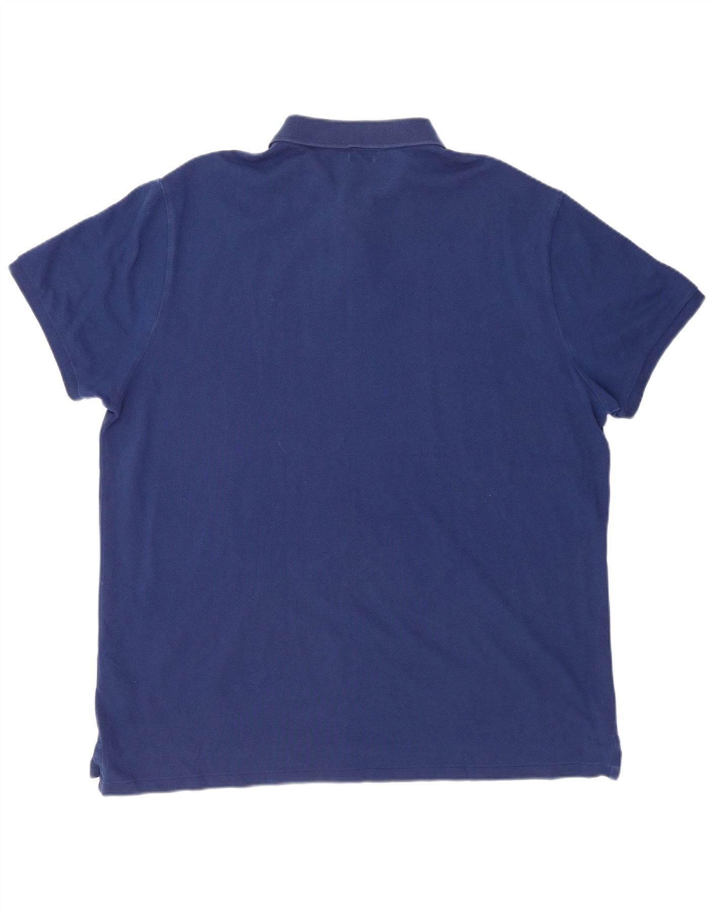 Polo Ralph Lauren Mens Custom Slim Fit Polo Shirt 2XL Blue Cotton Size US XL / EU 56 / 4 - 2 Thumbnail